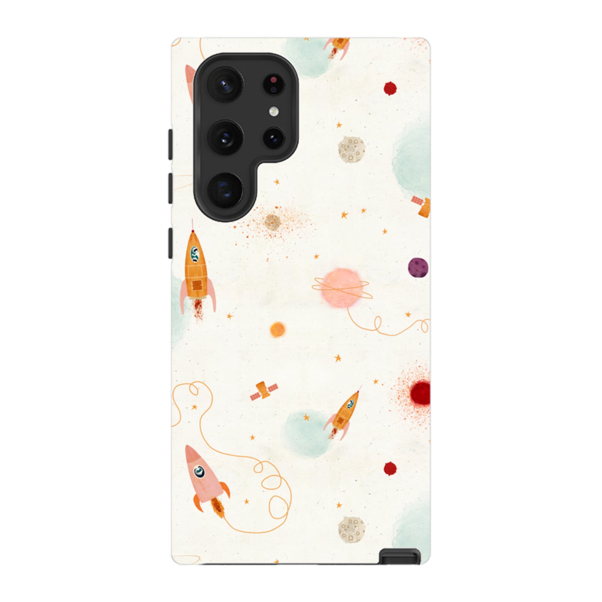 Samsung Tough Case - Rockets Cream By Katherine Quinn