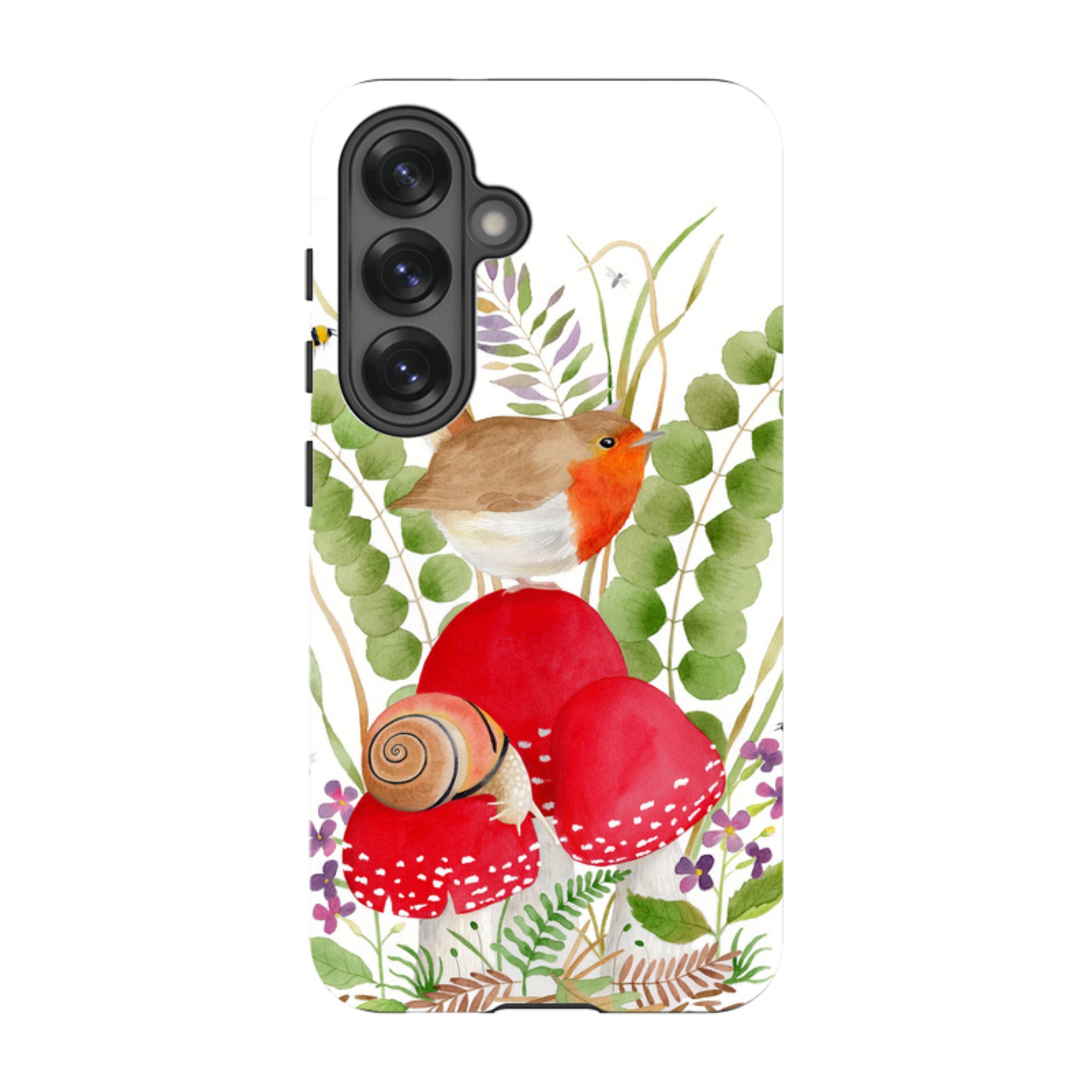 Samsung Tough Case - Robin And Snail By Bex Parkin