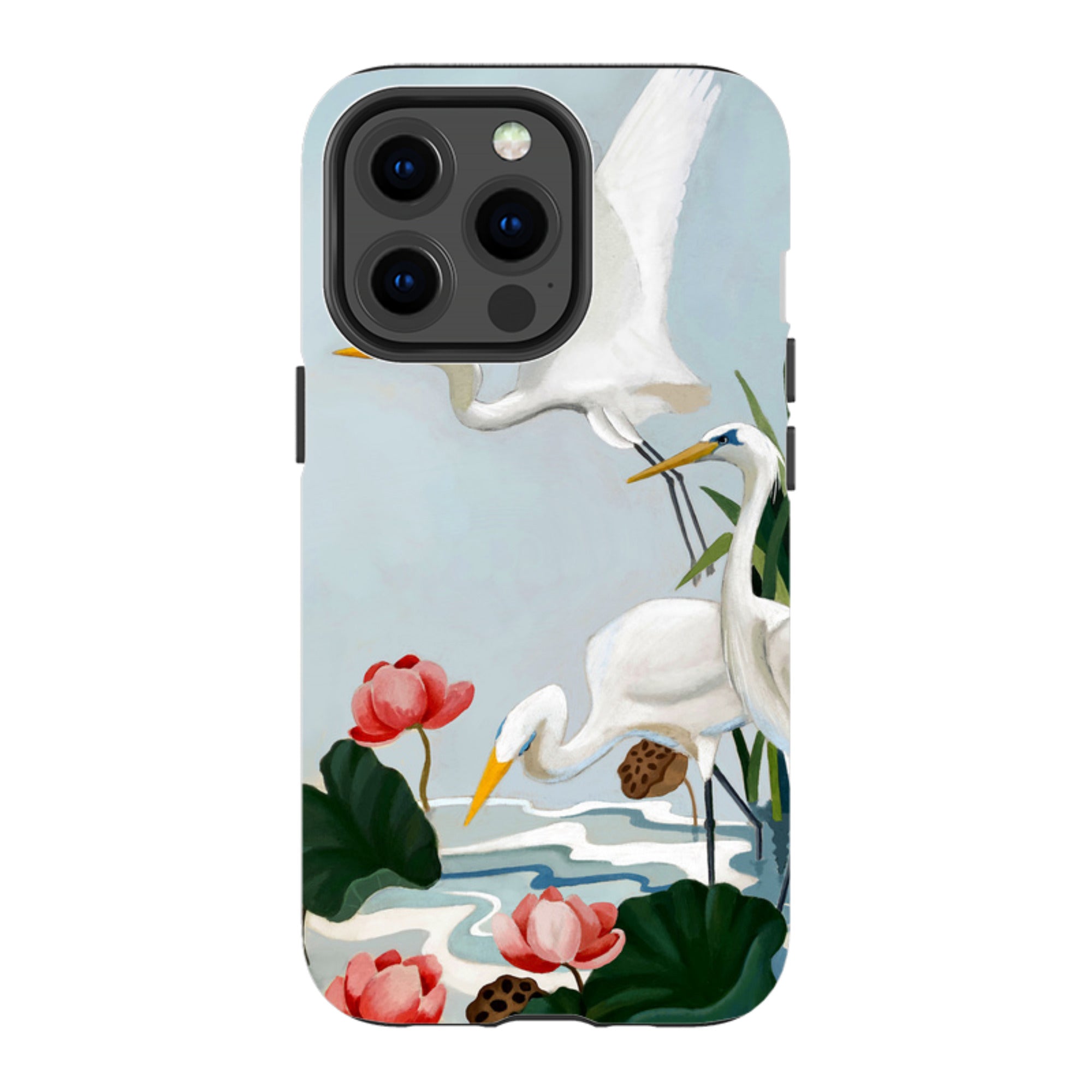 iPhone Tough Case - Egrets And Lillie's By Bex Parkin