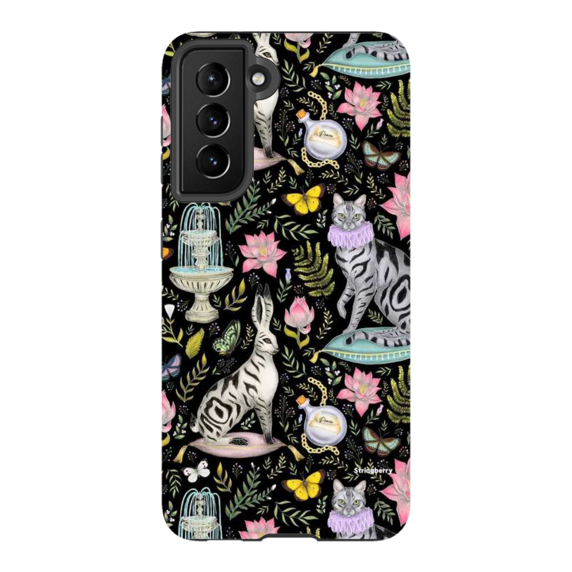Samsung Tough Case - Lotus Garden By Catherine Rowe