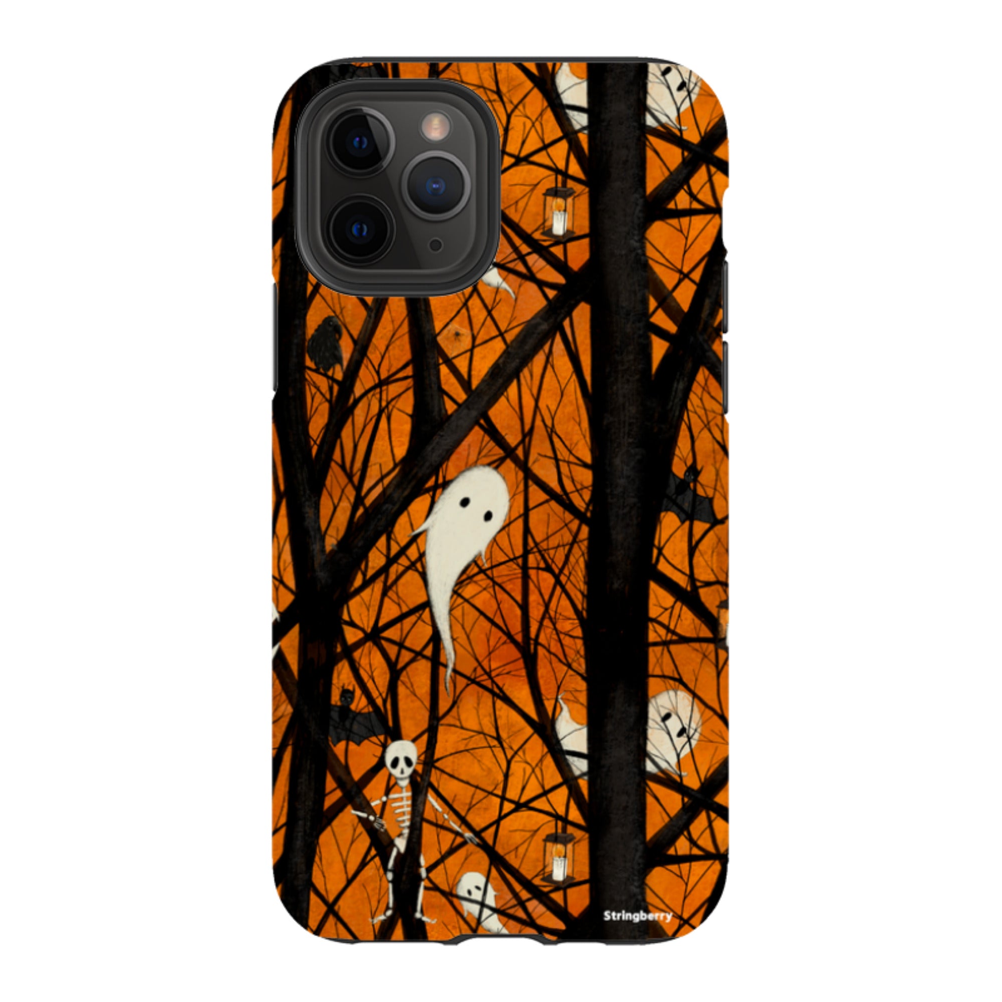 iPhone Tough Case - Halloween Pattern By Maja Lindberg