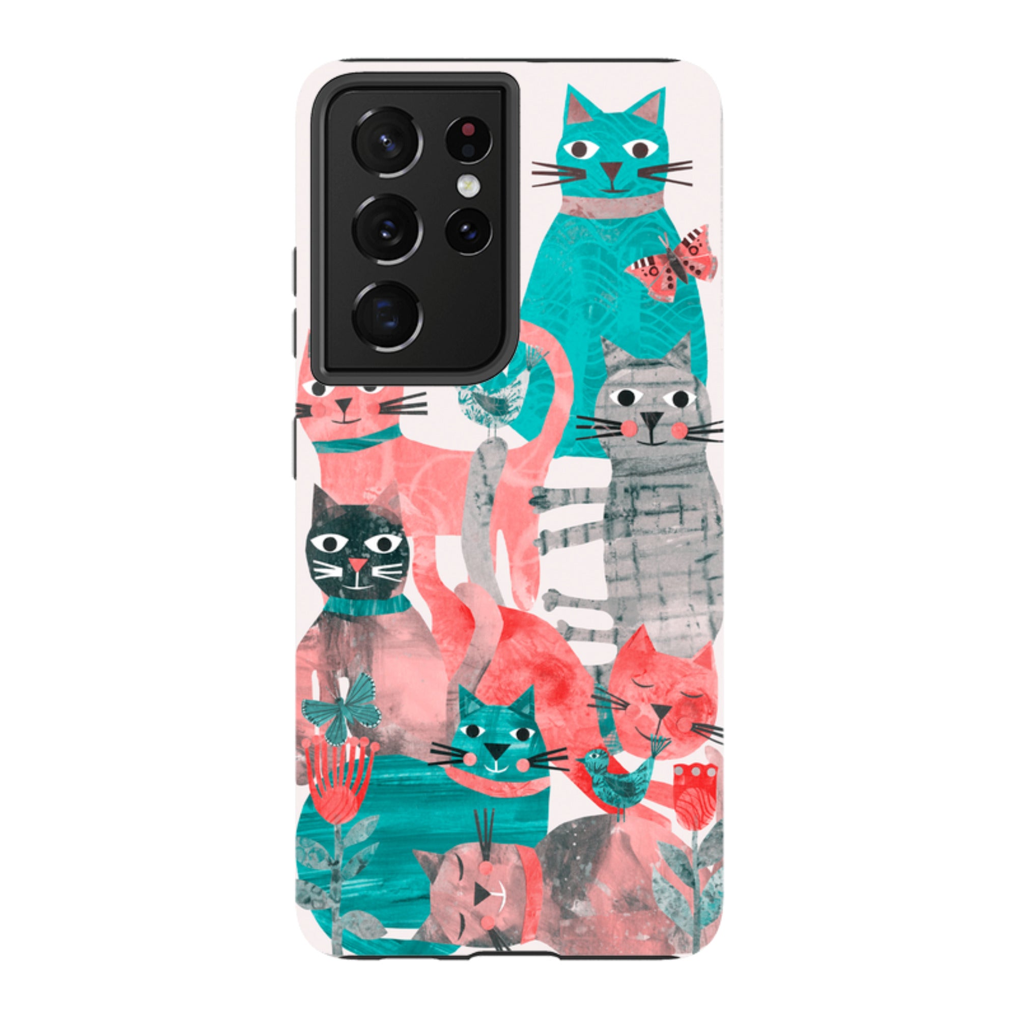 Samsung Tough  Case - Cat Party II By Tracey English