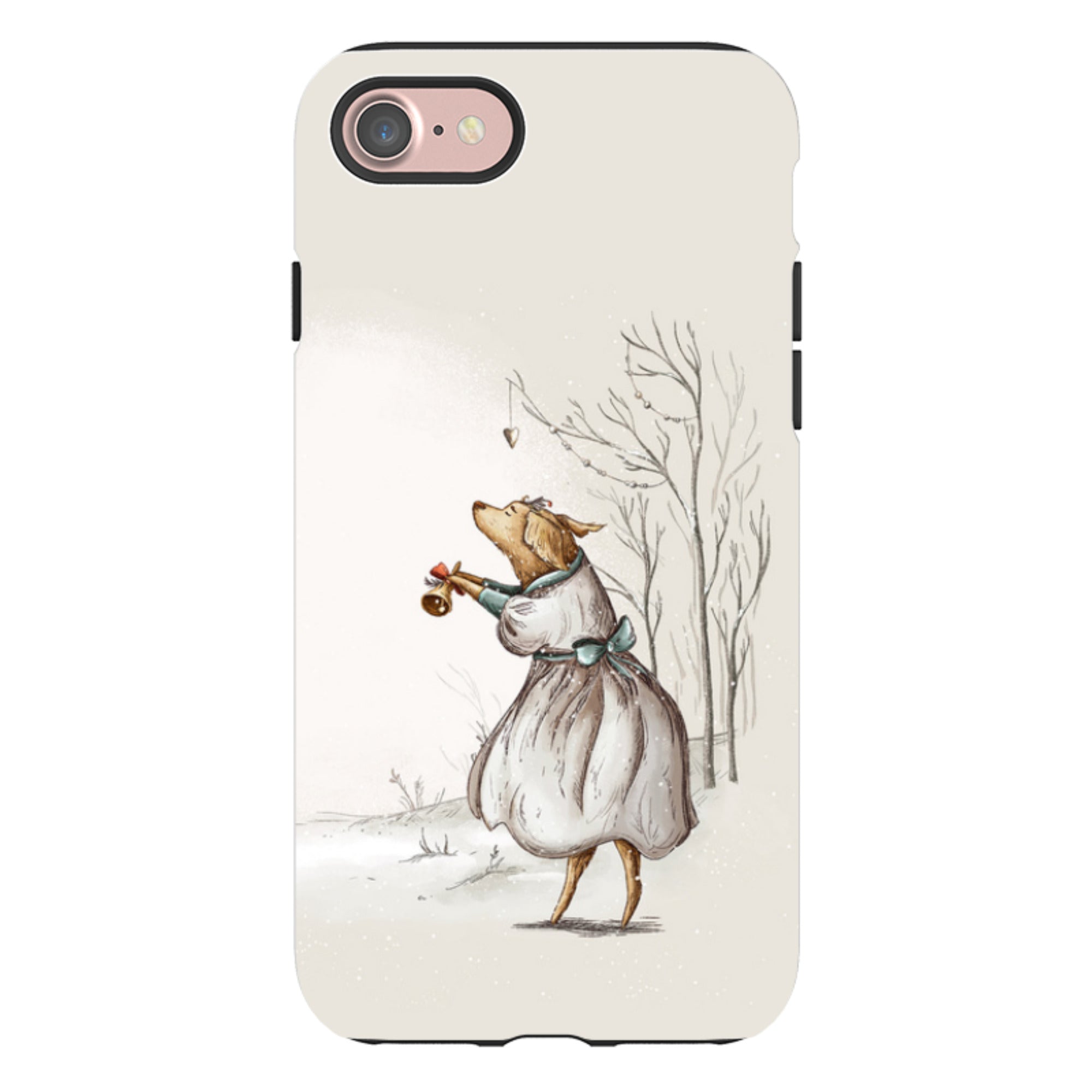 iPhone Tough Case - Lady Xmas