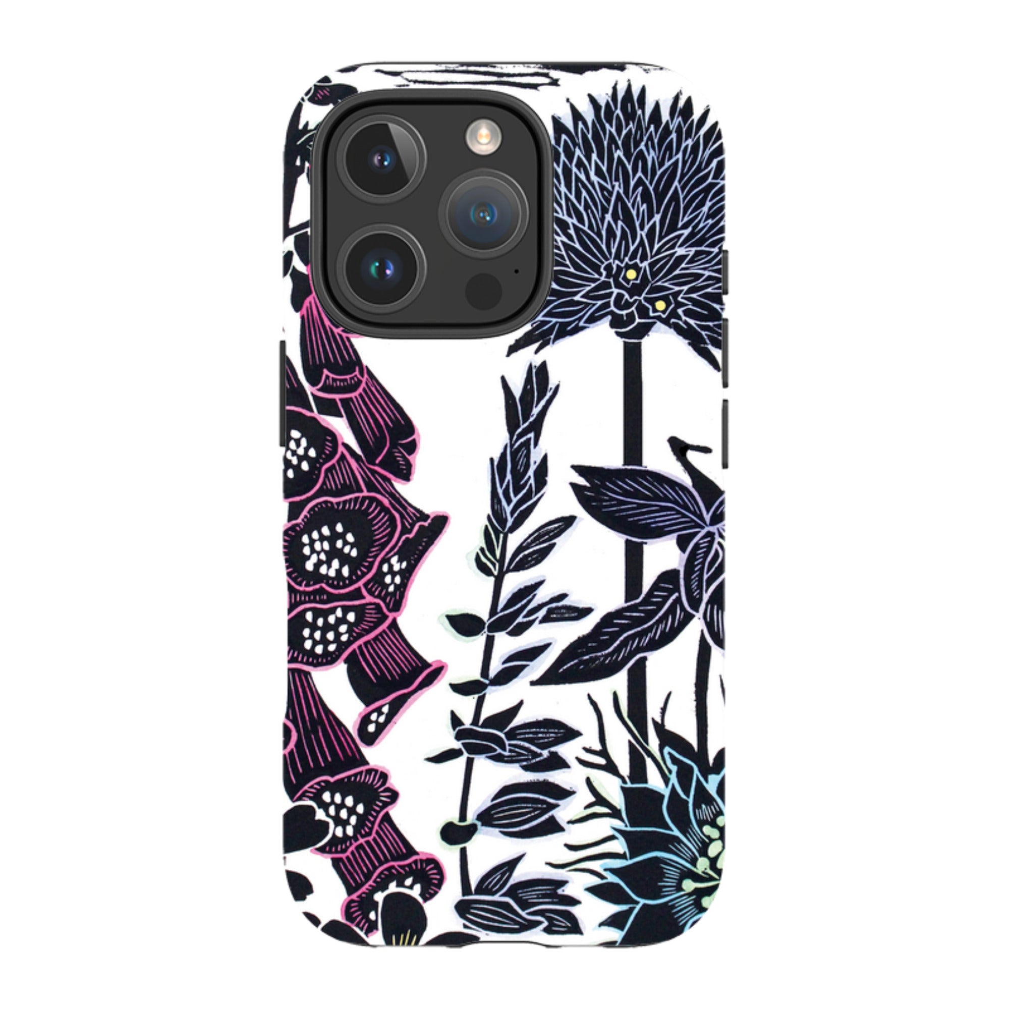 iPhone Tough Case - Foxgloves By Kate Heiss