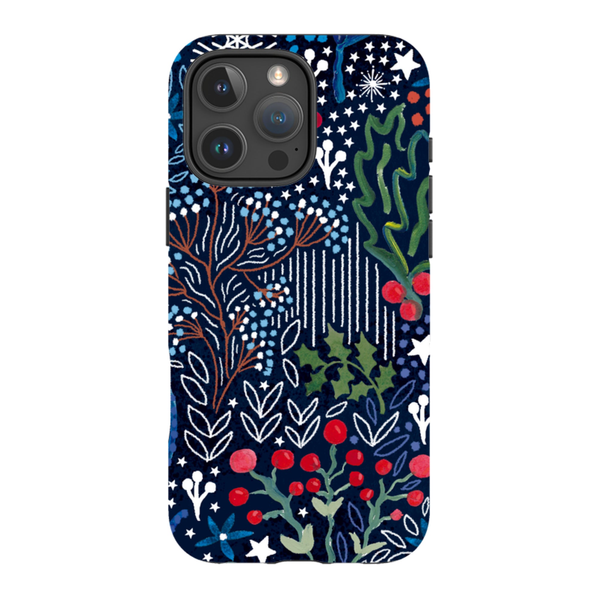iPhone Tough Case - Winter Flowers II By Emma Frances Grant