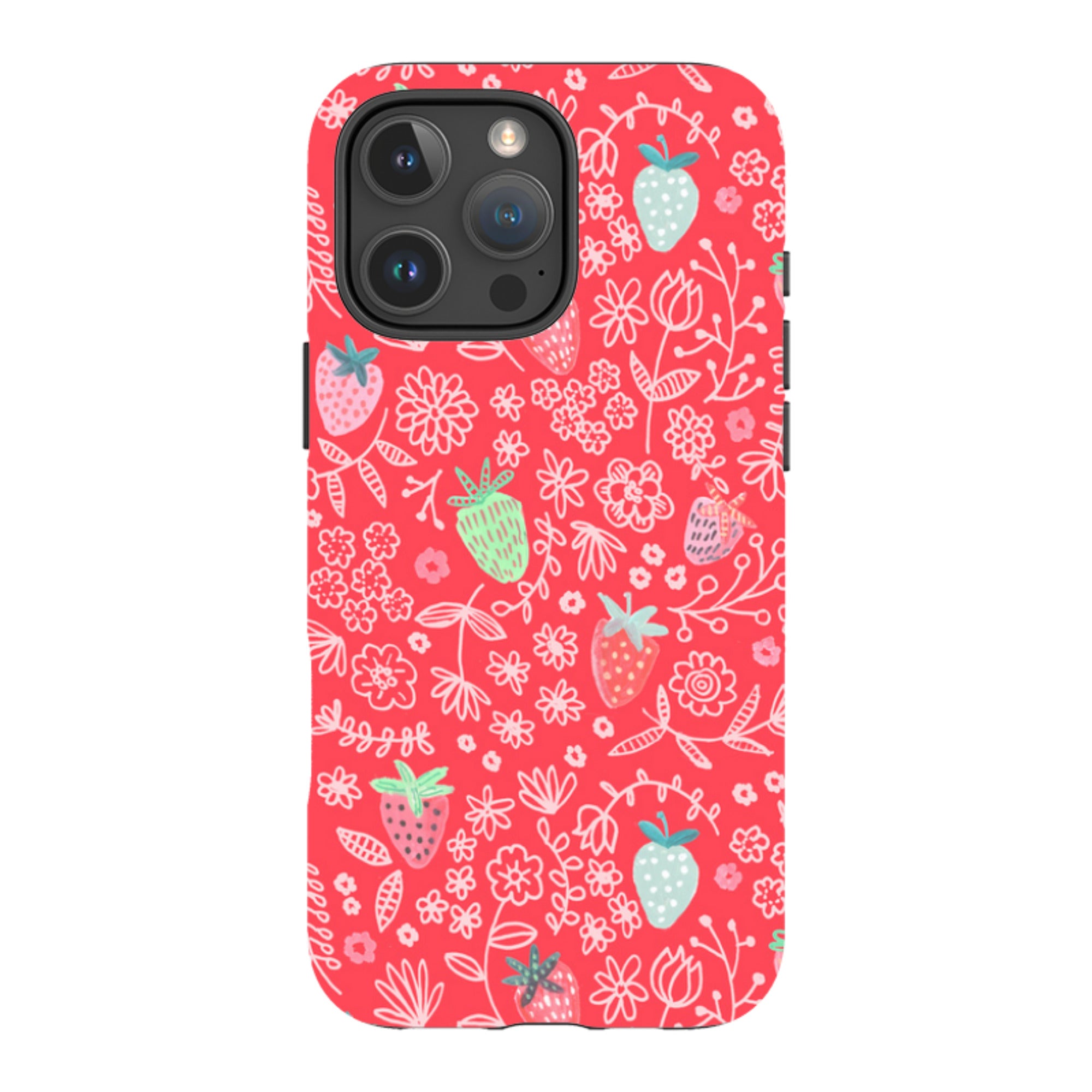 iPhone MagSafe Tough Case -  Strawberries By Caroline Bonne Muller