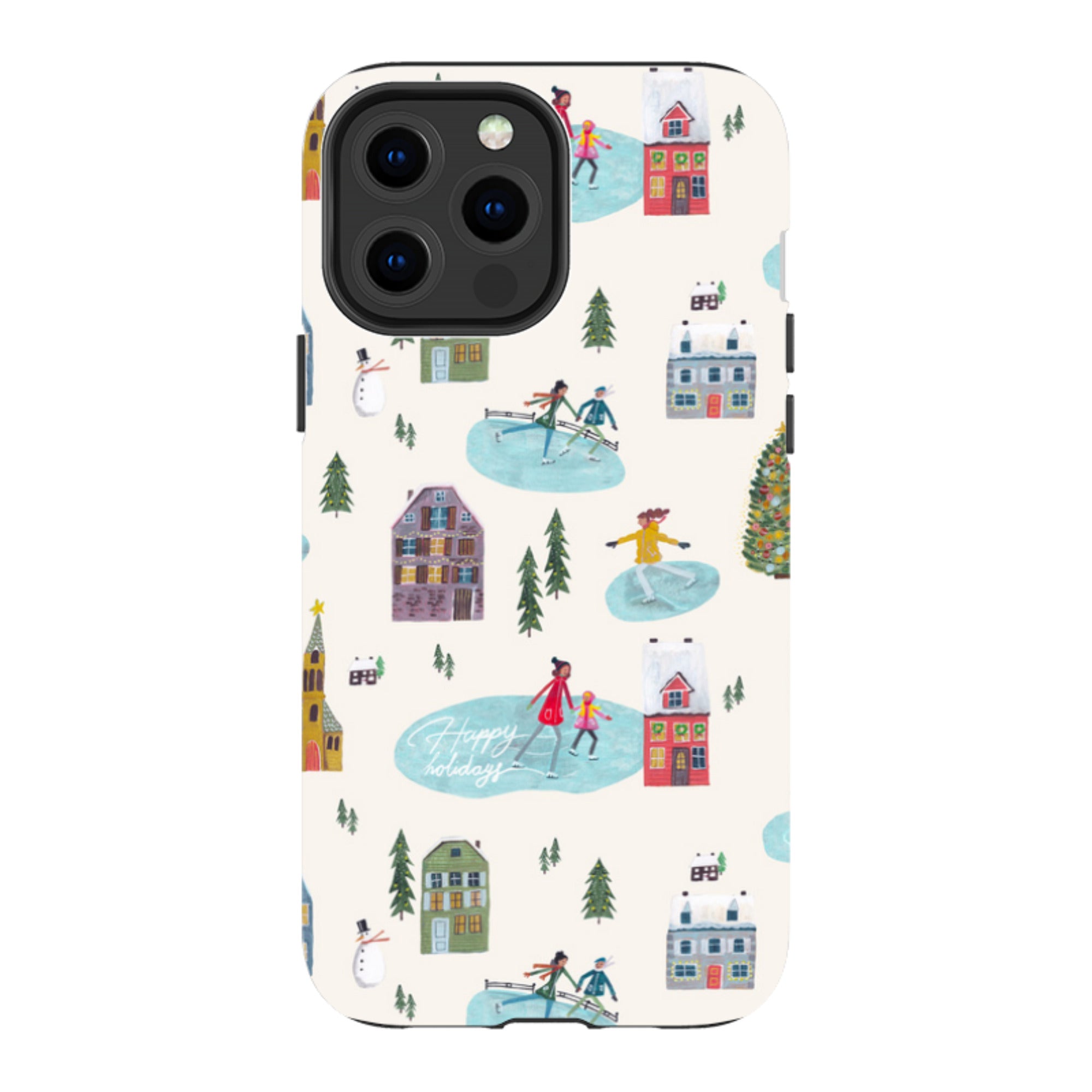 iPhone Tough Case - Happy Holidays By Caroline Bonne Muller