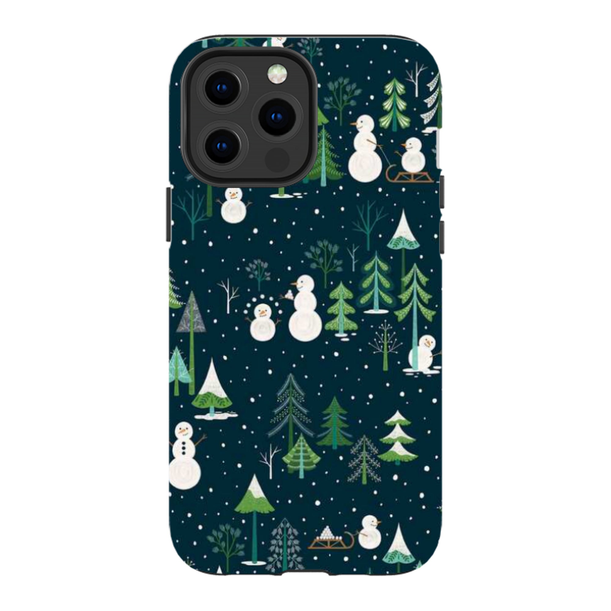 iPhone MagSafe Tough Case -  Snowman Playground By Jenny Zemanek