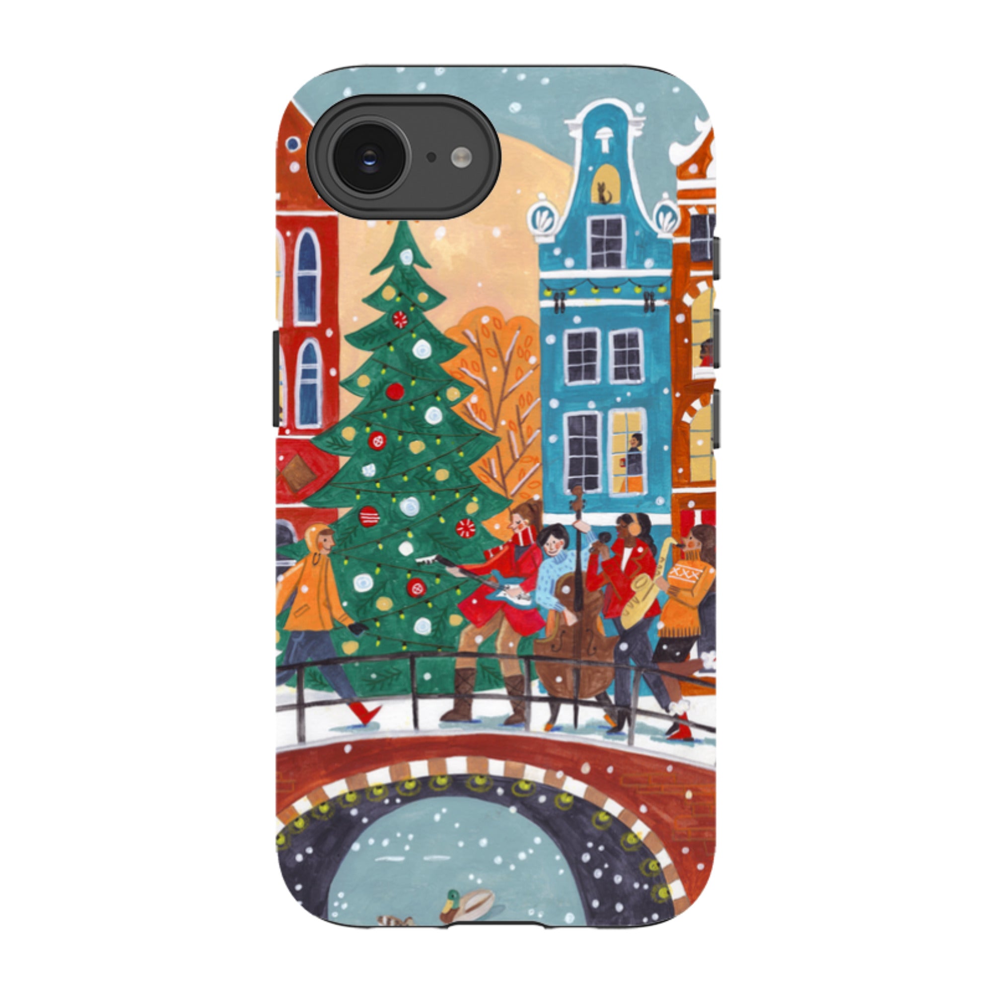 iPhone Tough Case - Christmas Music Amsterdam By Caroline Bonne Muller