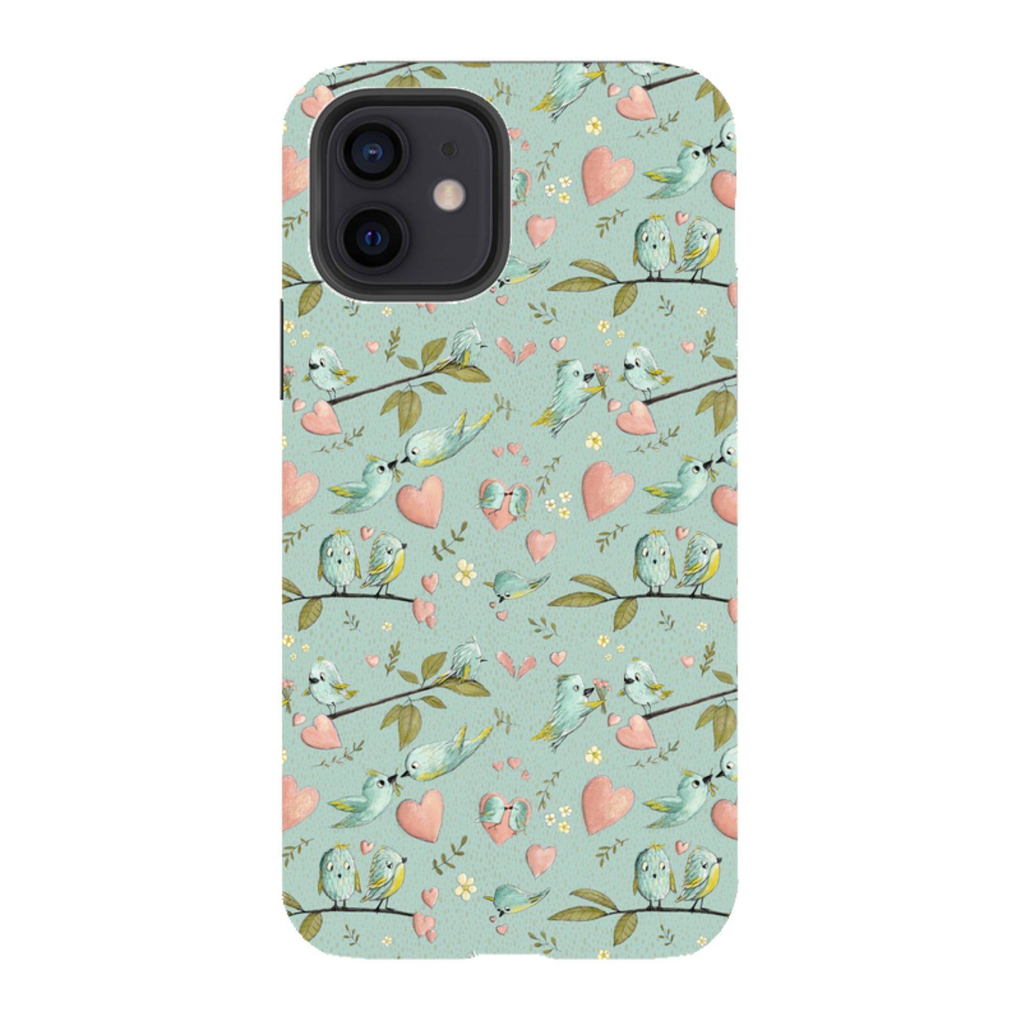 iPhone Tough Case - Love Is In The Air Pattern By Maja Lindberg