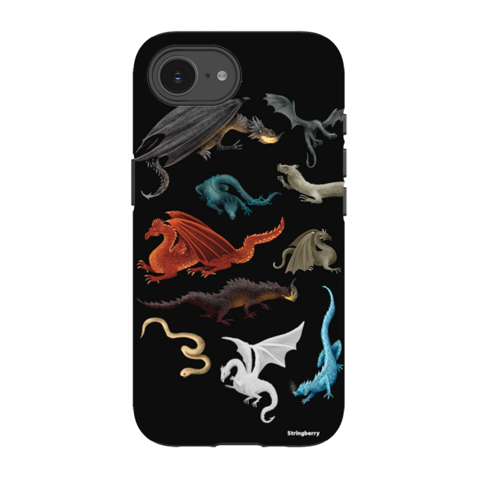 iPhone Tough Case - Dragons, Wyverns, Wyrms By Anna Stead