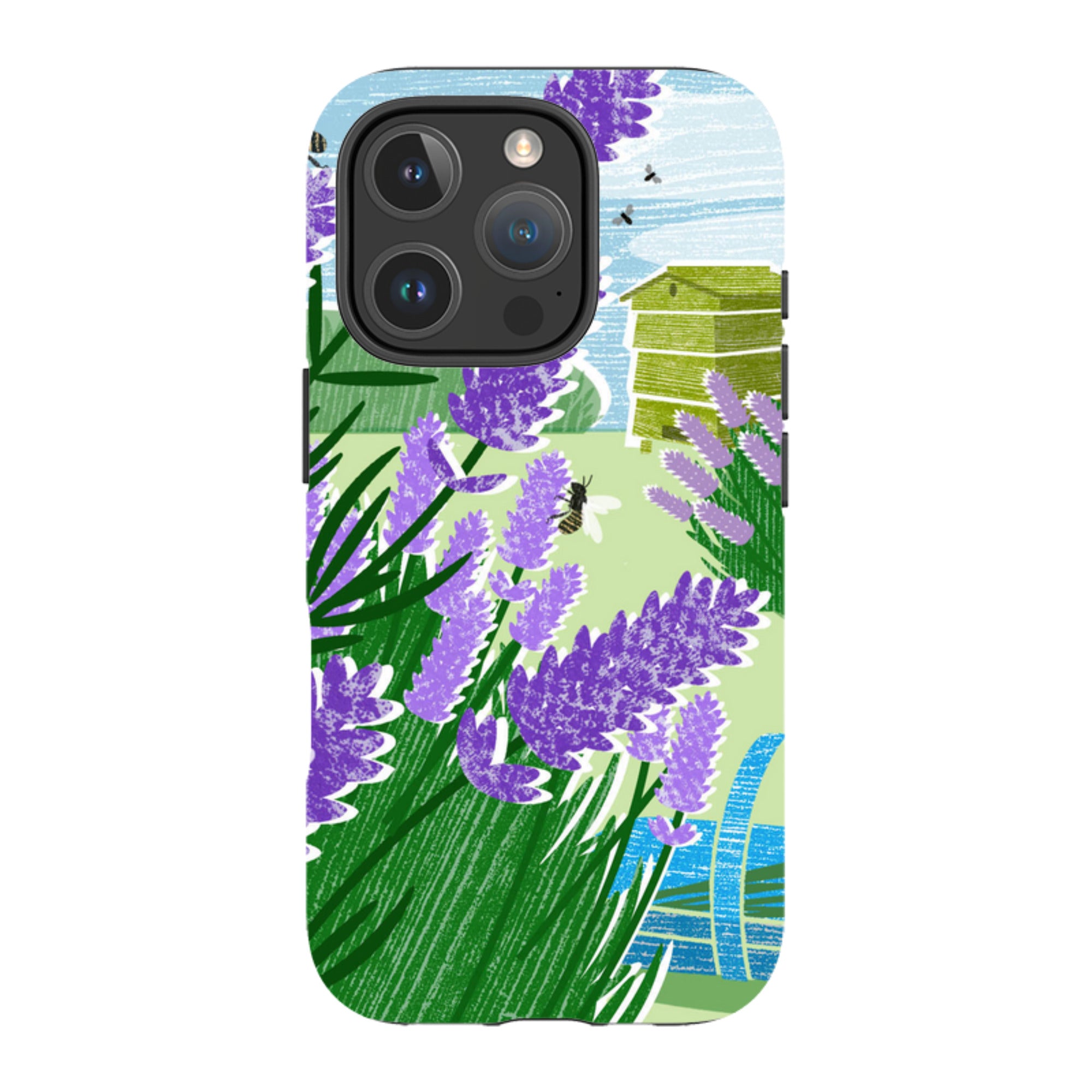 iPhone Tough Case - Lavender Garden By Liane Payne