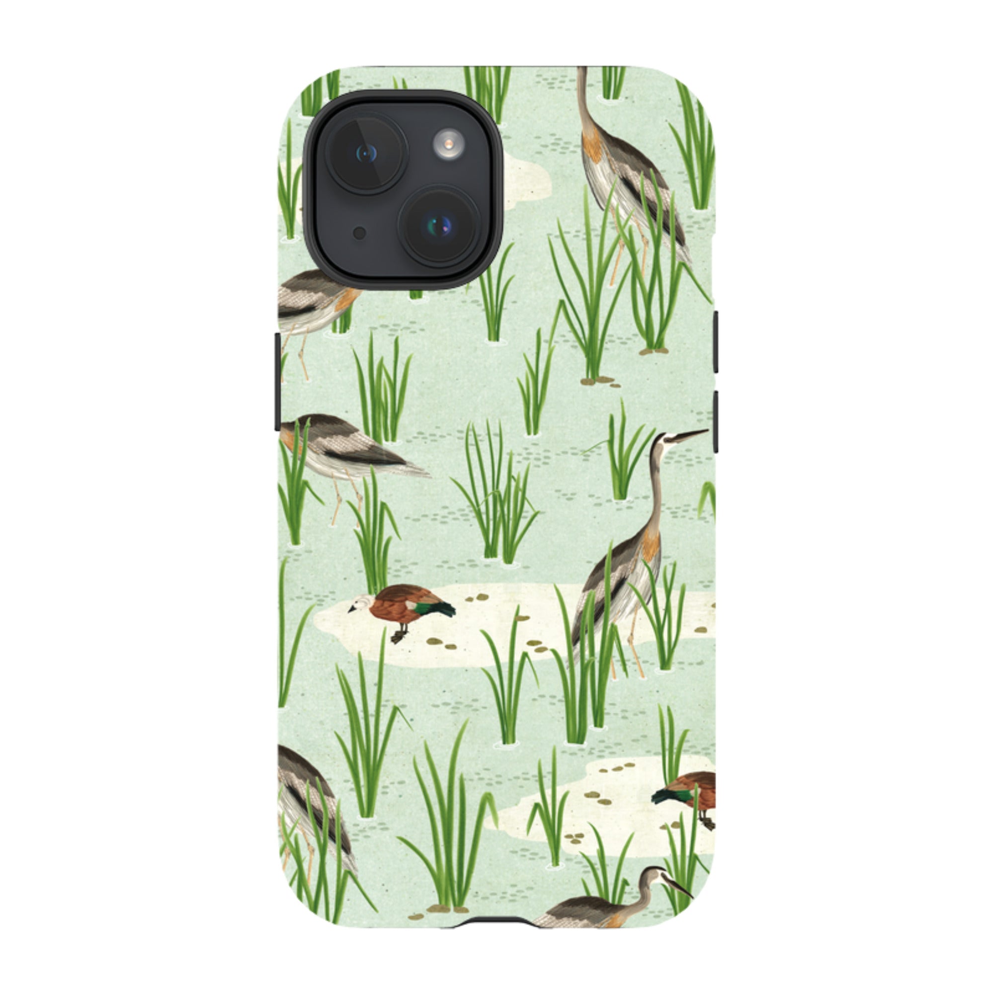 iPhone Tough Case - Wet Lands By Katherine Quinn
