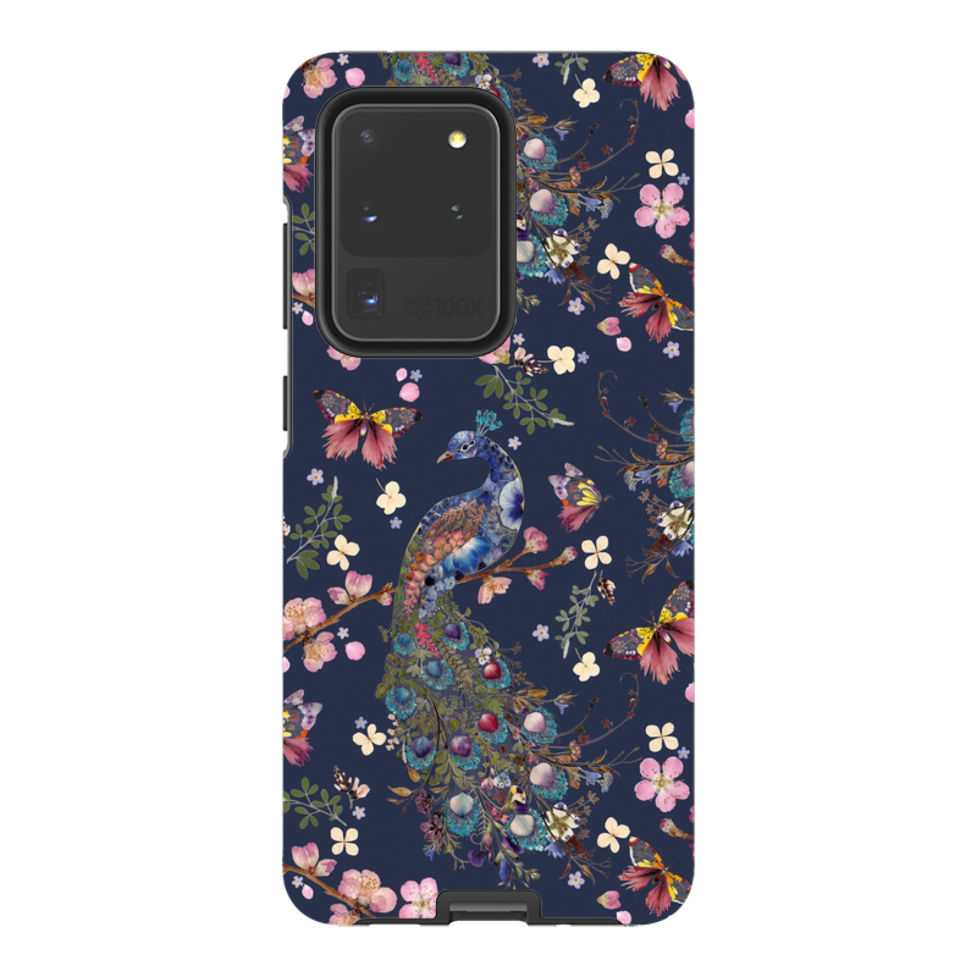 Samsung Tough Case - Peacock and Cherry Blossoms Iris By Helen Ahpornsiri