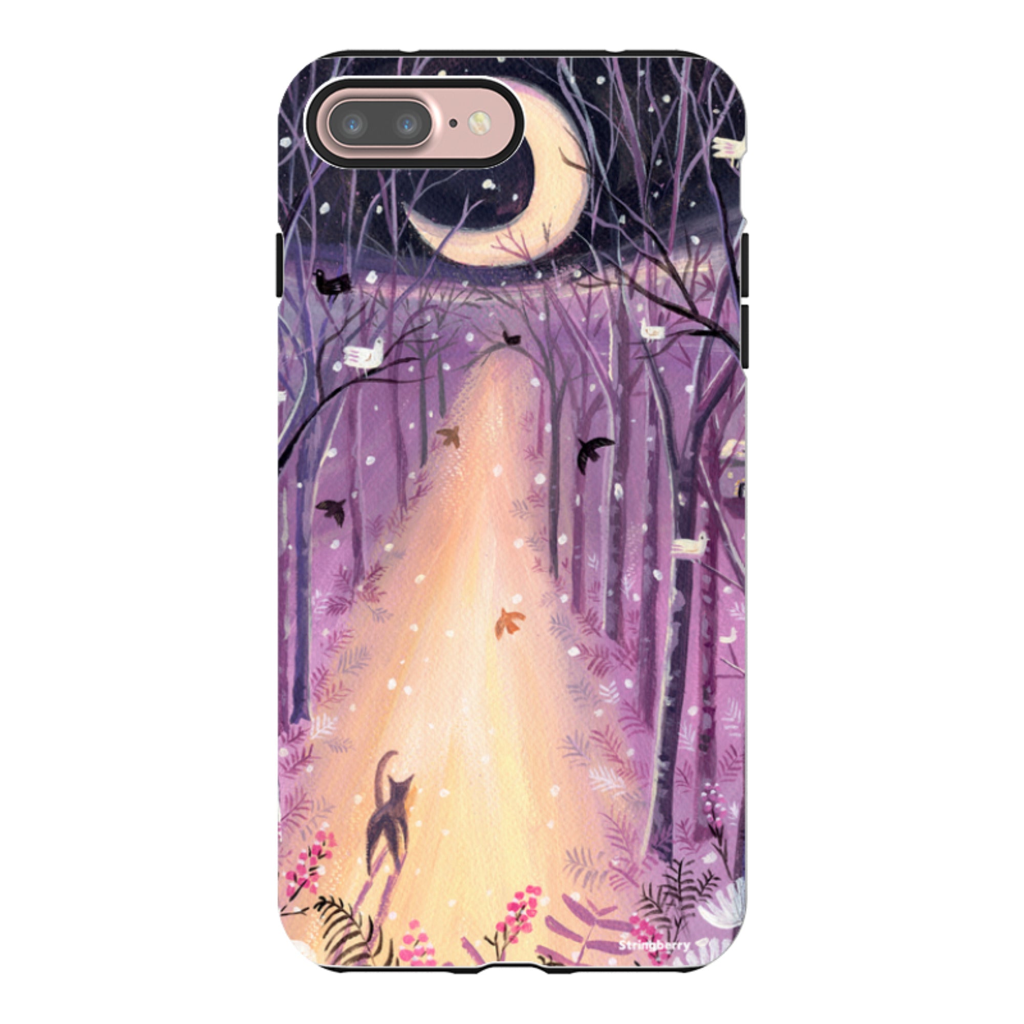 iPhone Tough Case - Forest Cat By Mary Stubberfield