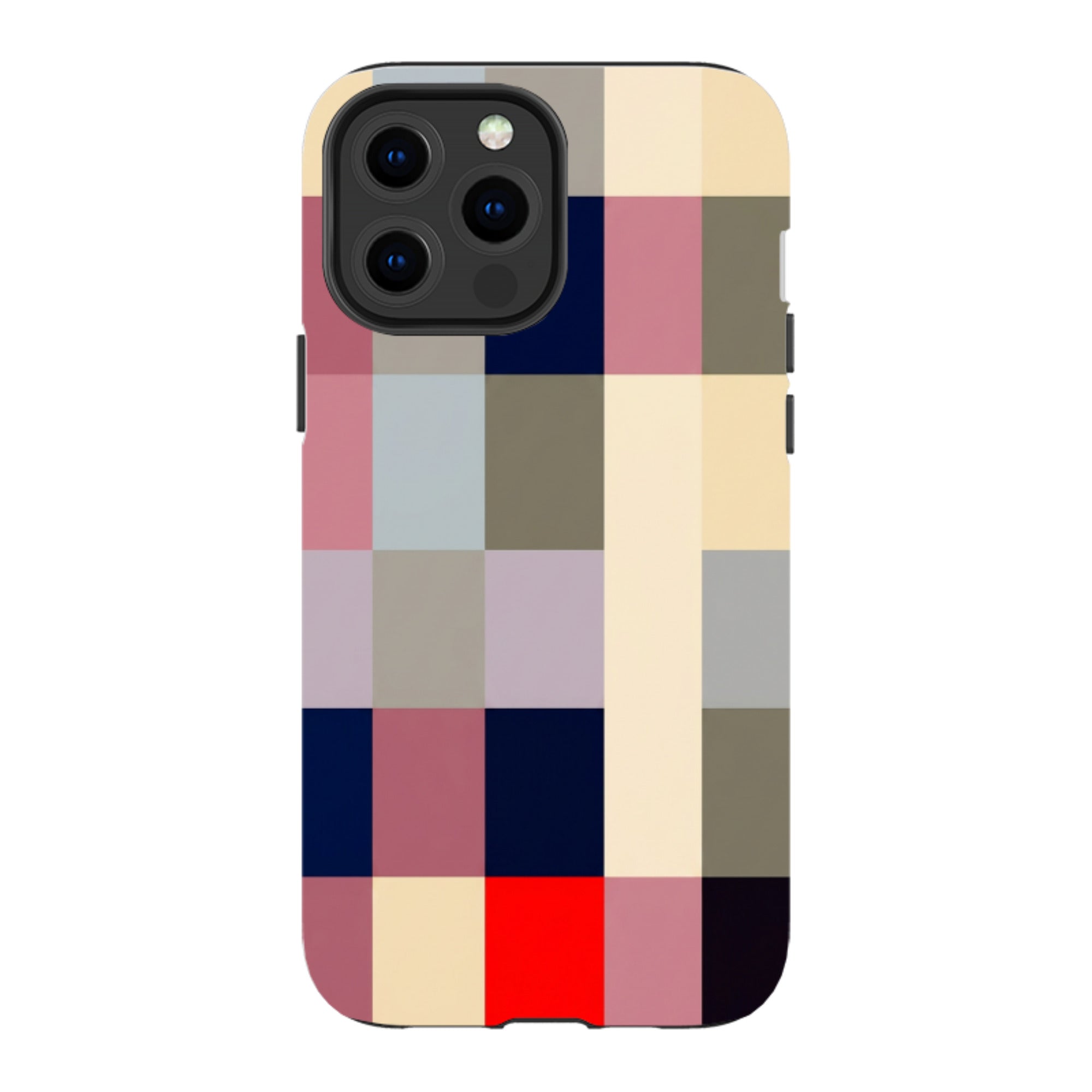 iPhone Tough Case - Retro Plaid