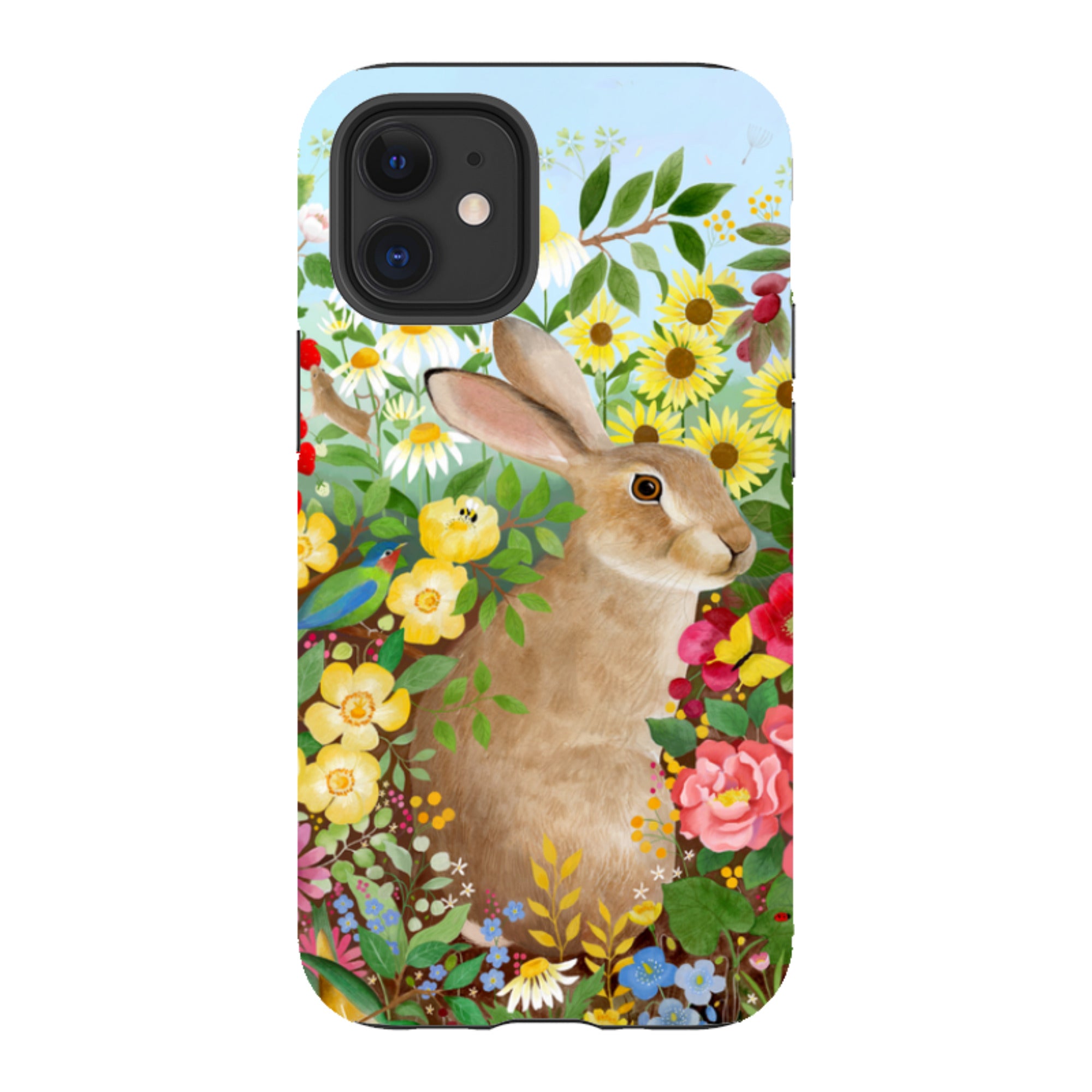 iPhone Tough Case - Rabbit Garden By Bex Parkin