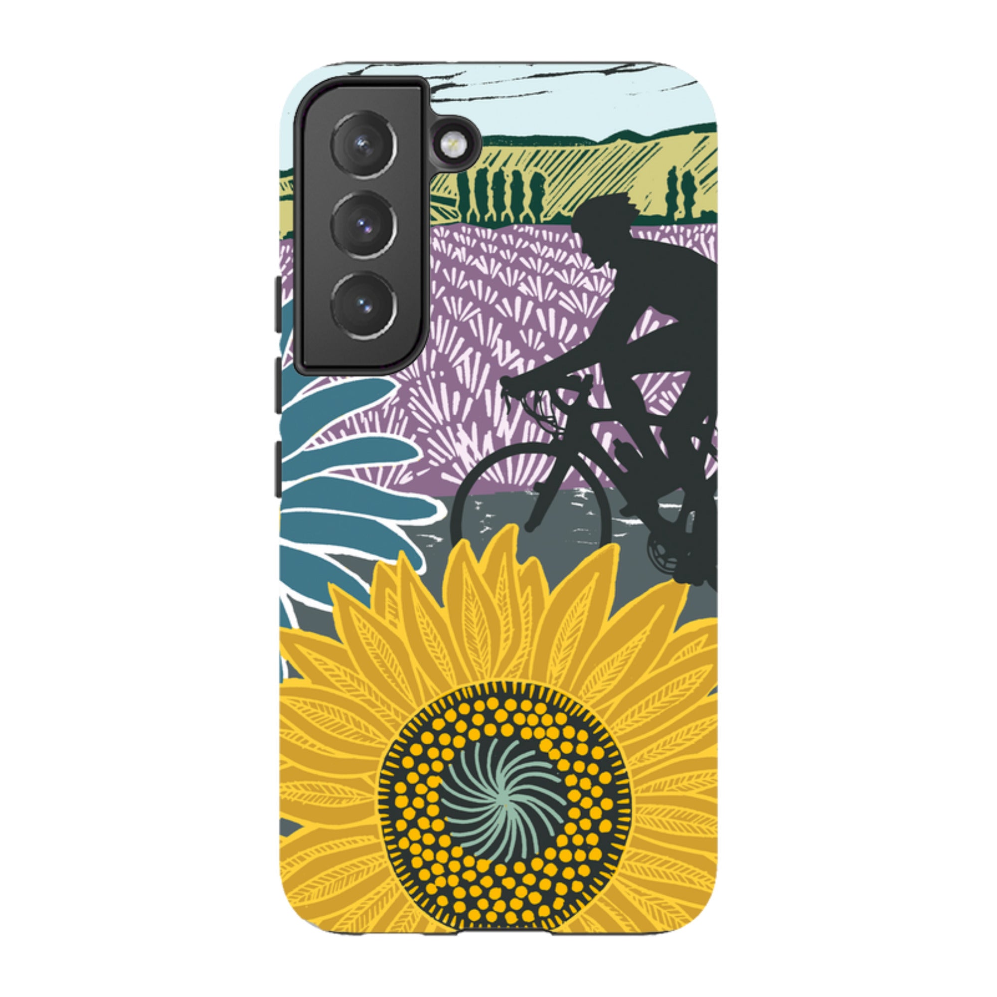 Samsung Tough Case - Bike and Sunflowers By Kate Heiss