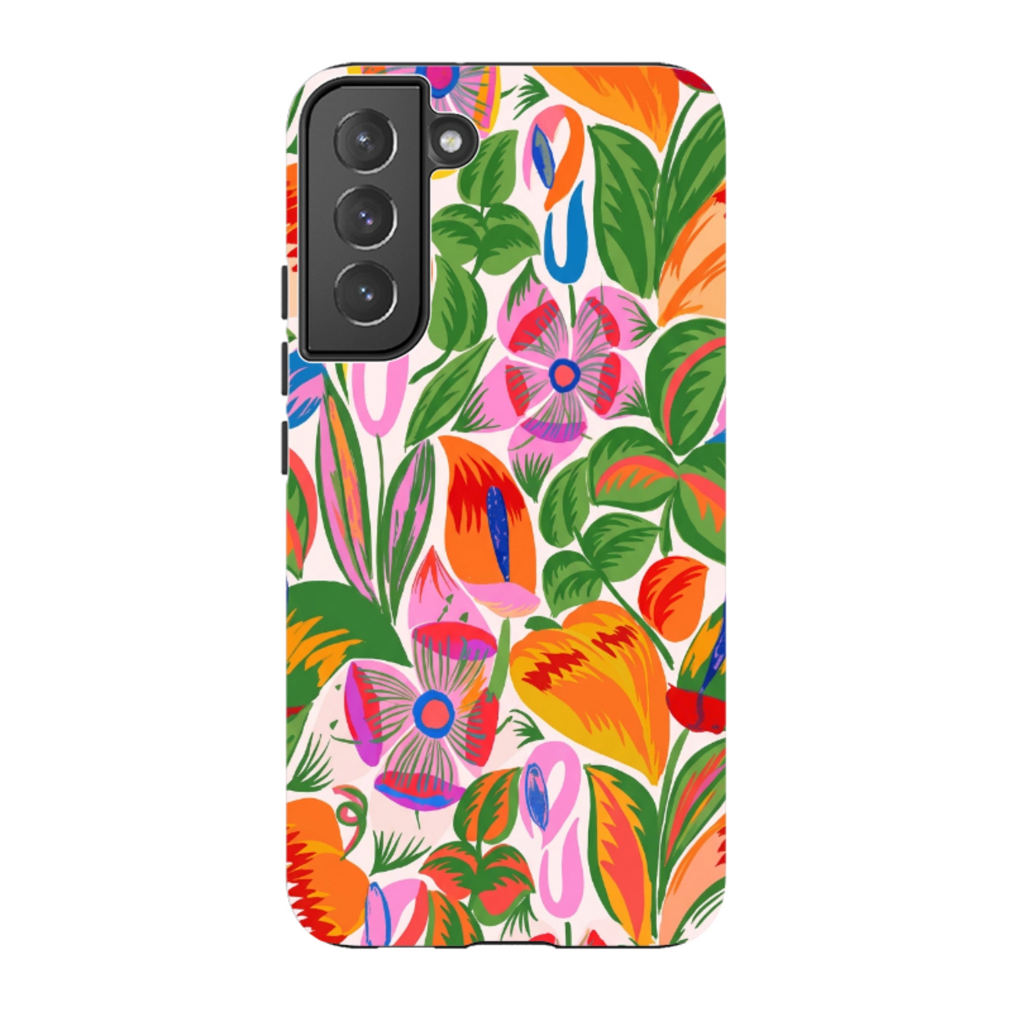 Samsung Tough Case - Vintage Tropical Floral