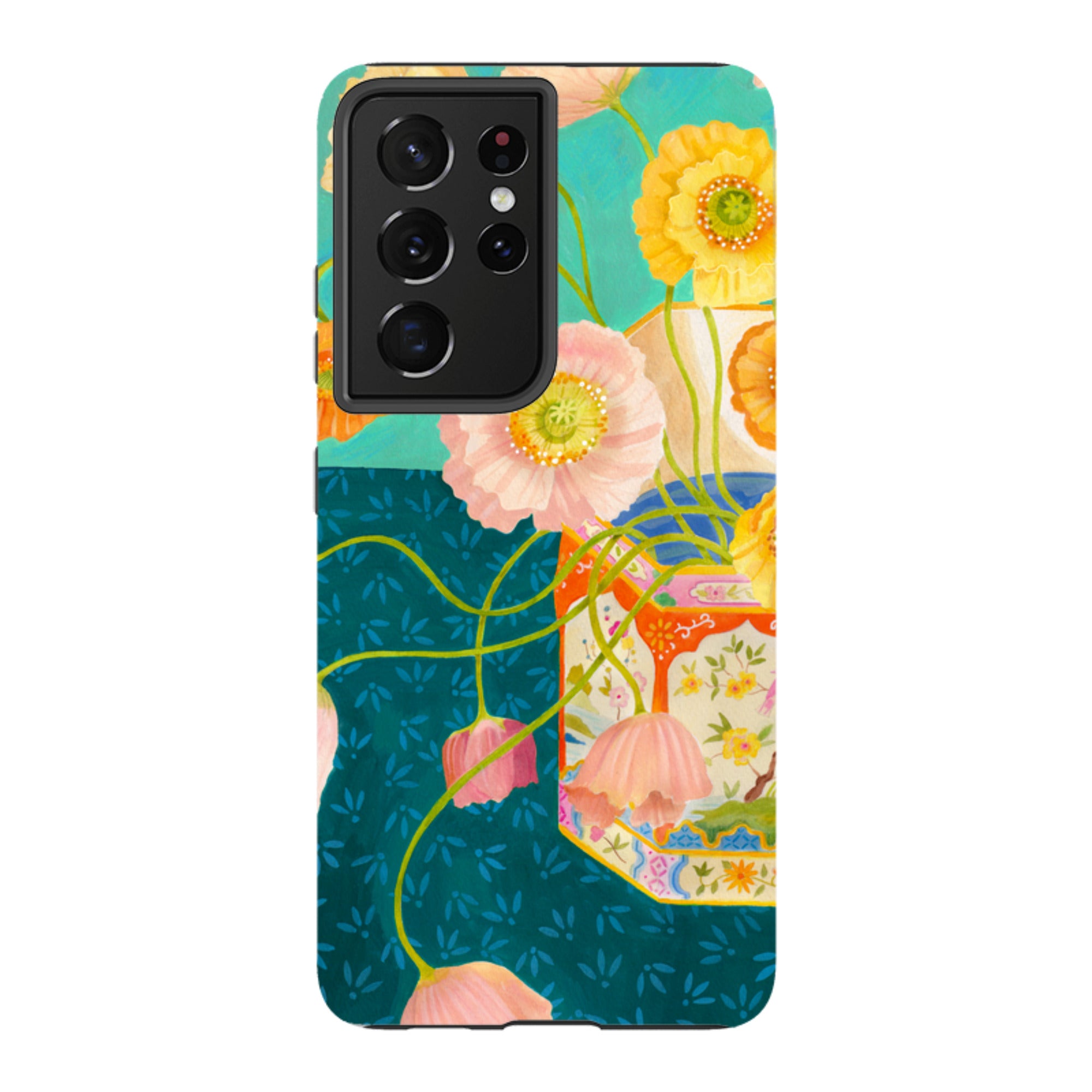 Samsung Tough Case - Poppies By Bex Parkin