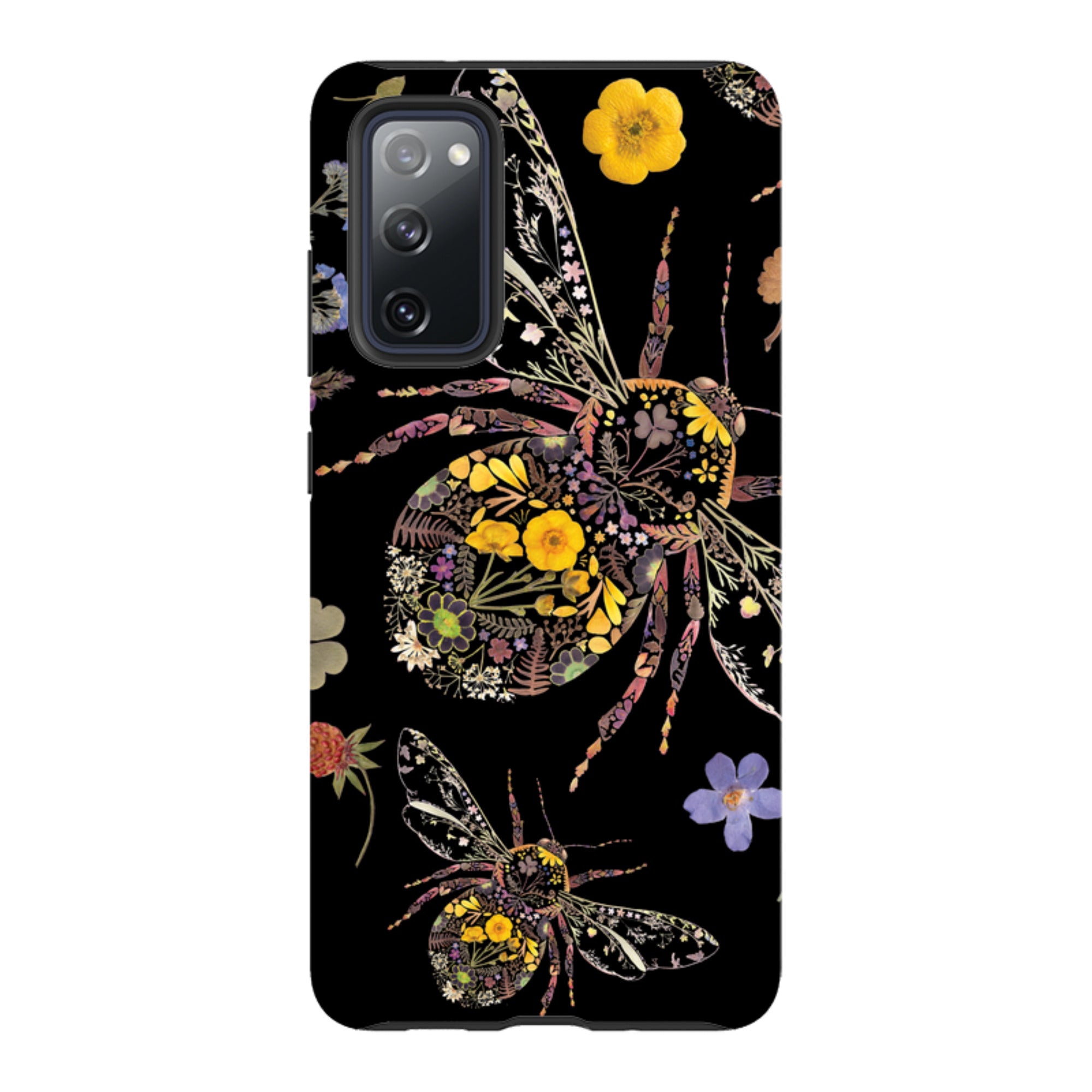 Samsung Tough  Case - Floral Bumble Bees By Helen Ahpornsiri