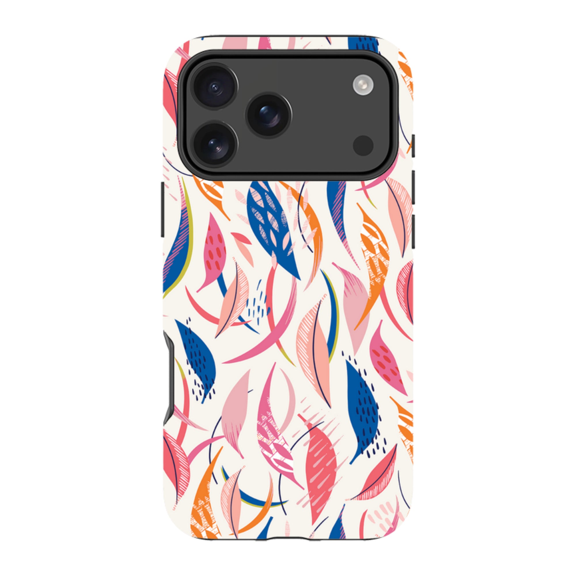 iPhone Tough Case - Flamingo Feathers By Ali Brookes