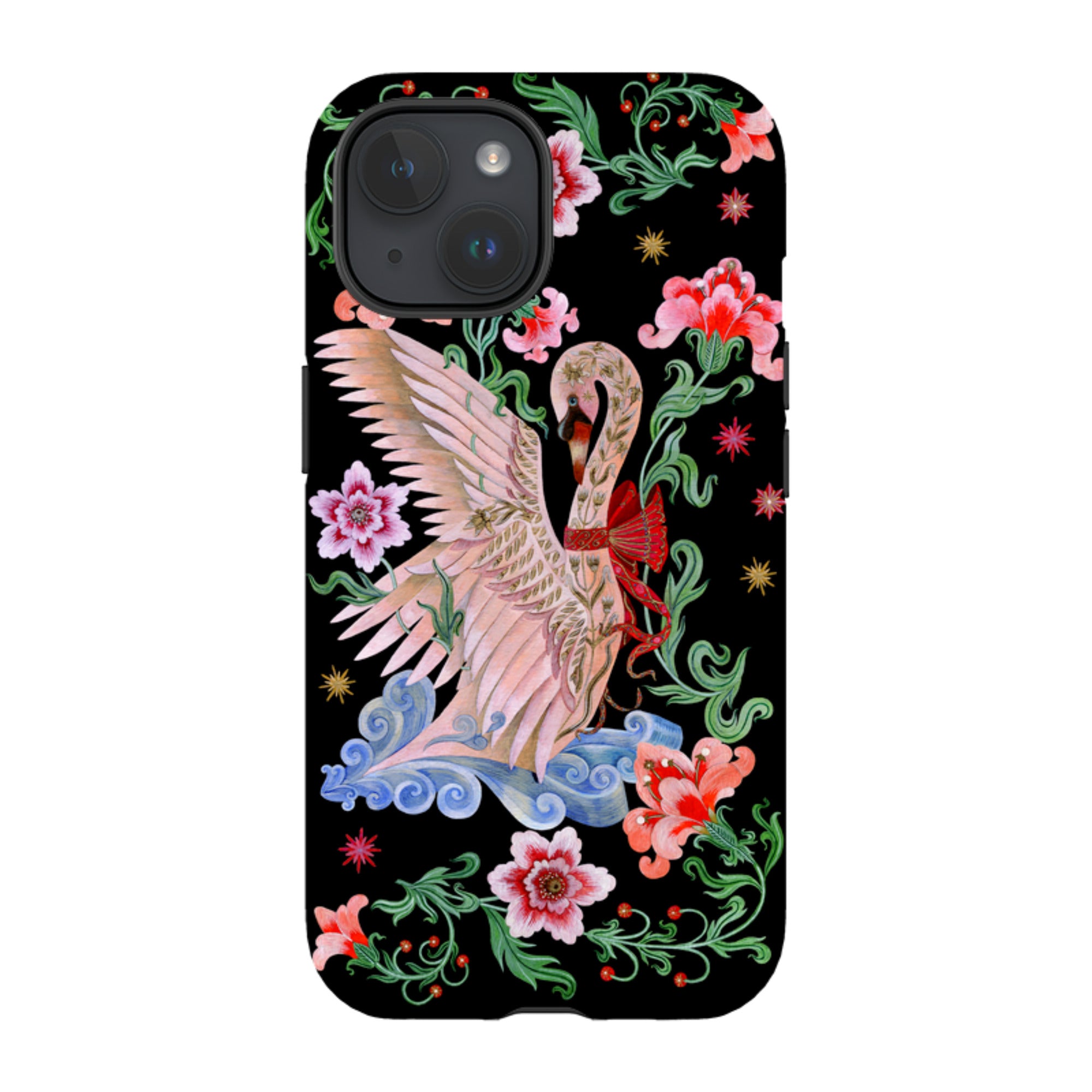 iPhone MagSafe Tough Case - Seven Swans A Swimming By Maria Matos