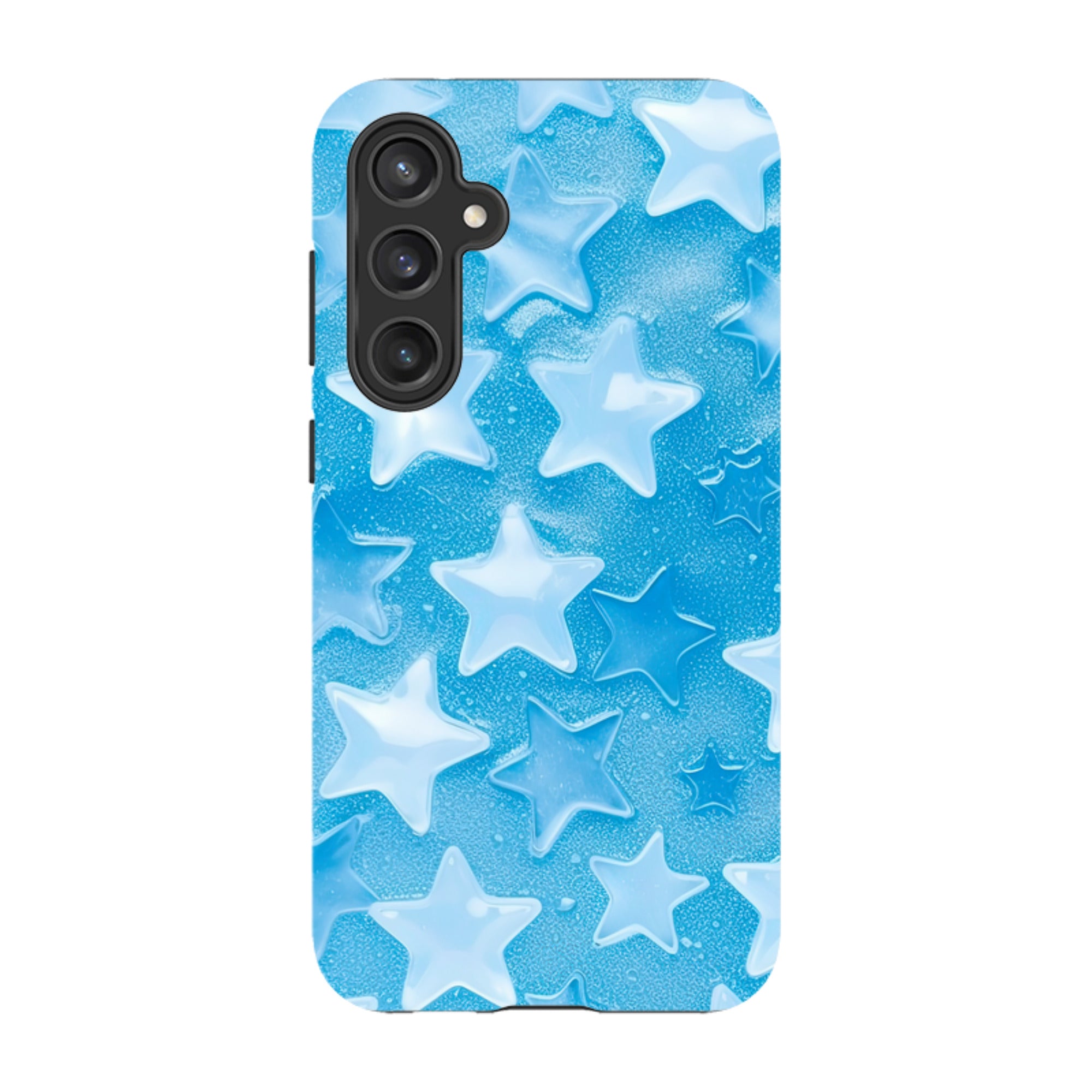 Samsung Tough Case - Blue Stars I  (Case Does Not Glitter)