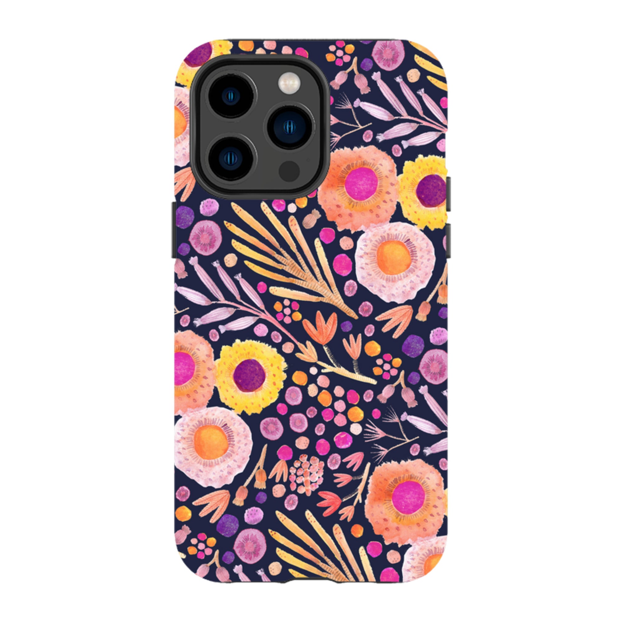 iPhone Tough Case - Floral Passion By Gabriela Larios