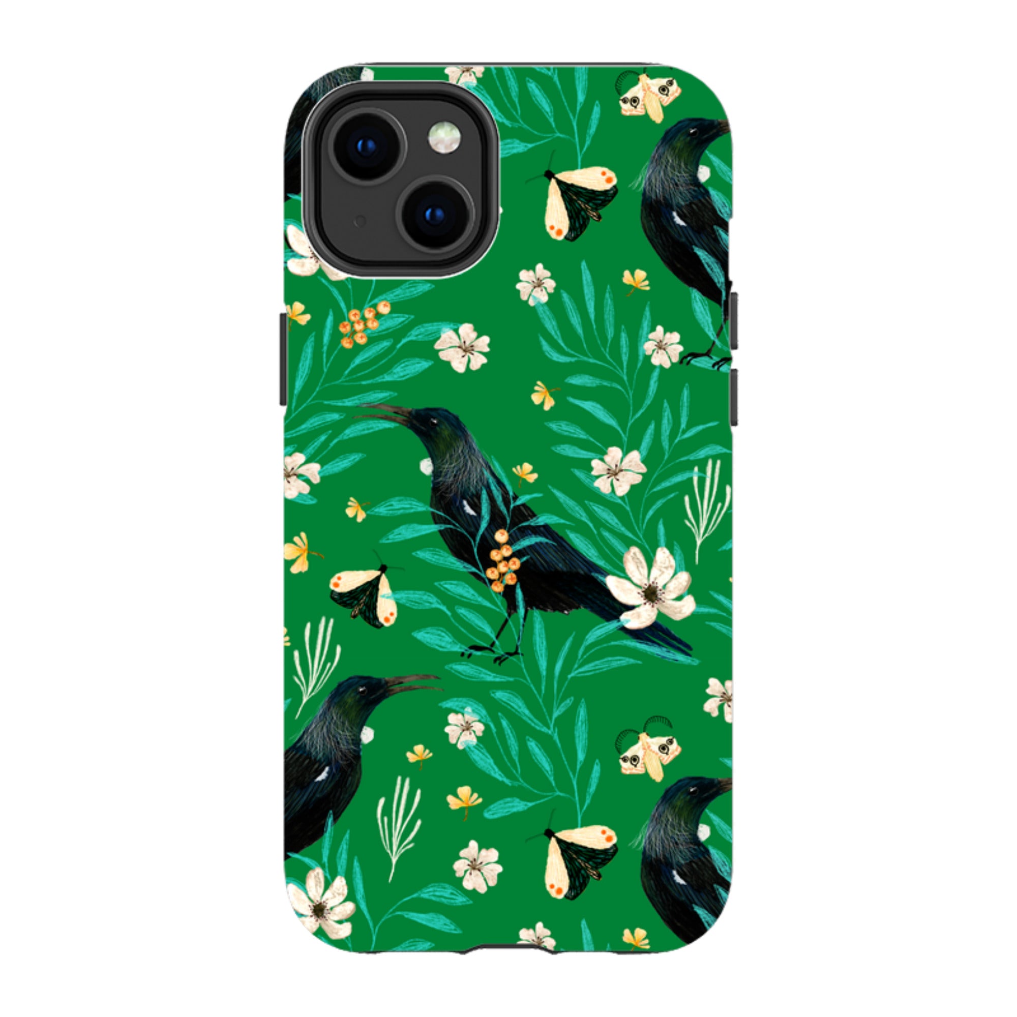 iPhone Tough Case - Tui Green By Katherine Quinn