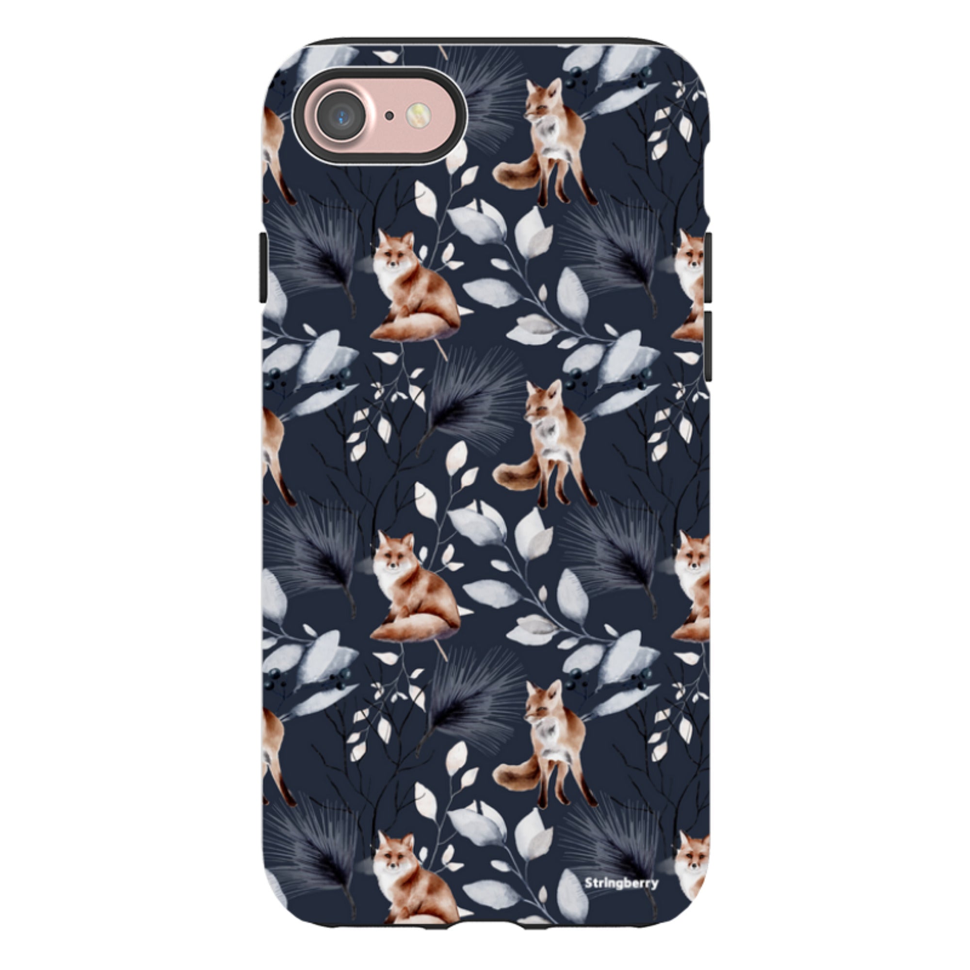 iPhone Tough Case - Foxy Xmas