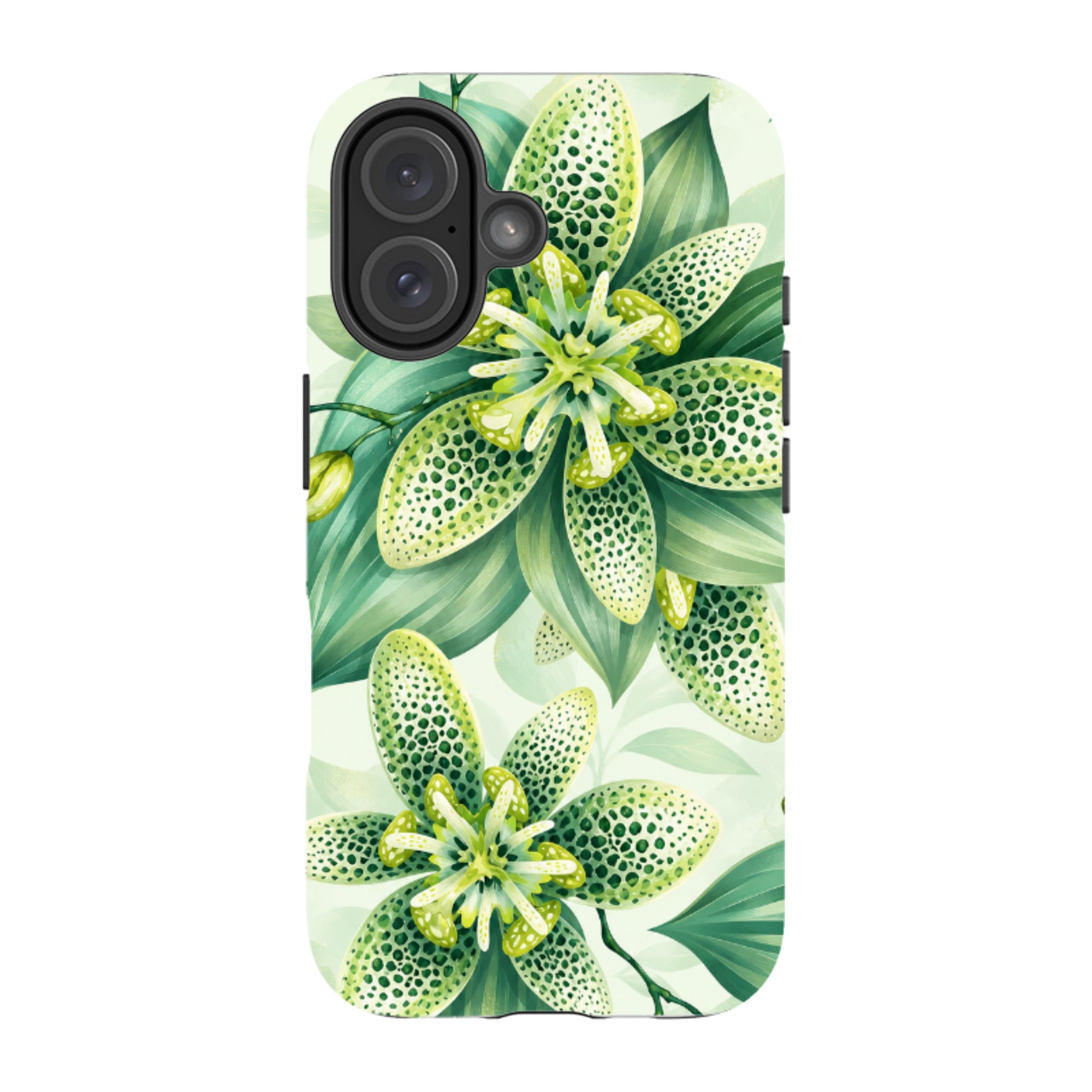 iPhone MagSafe Tough Case - Sage Green Lily