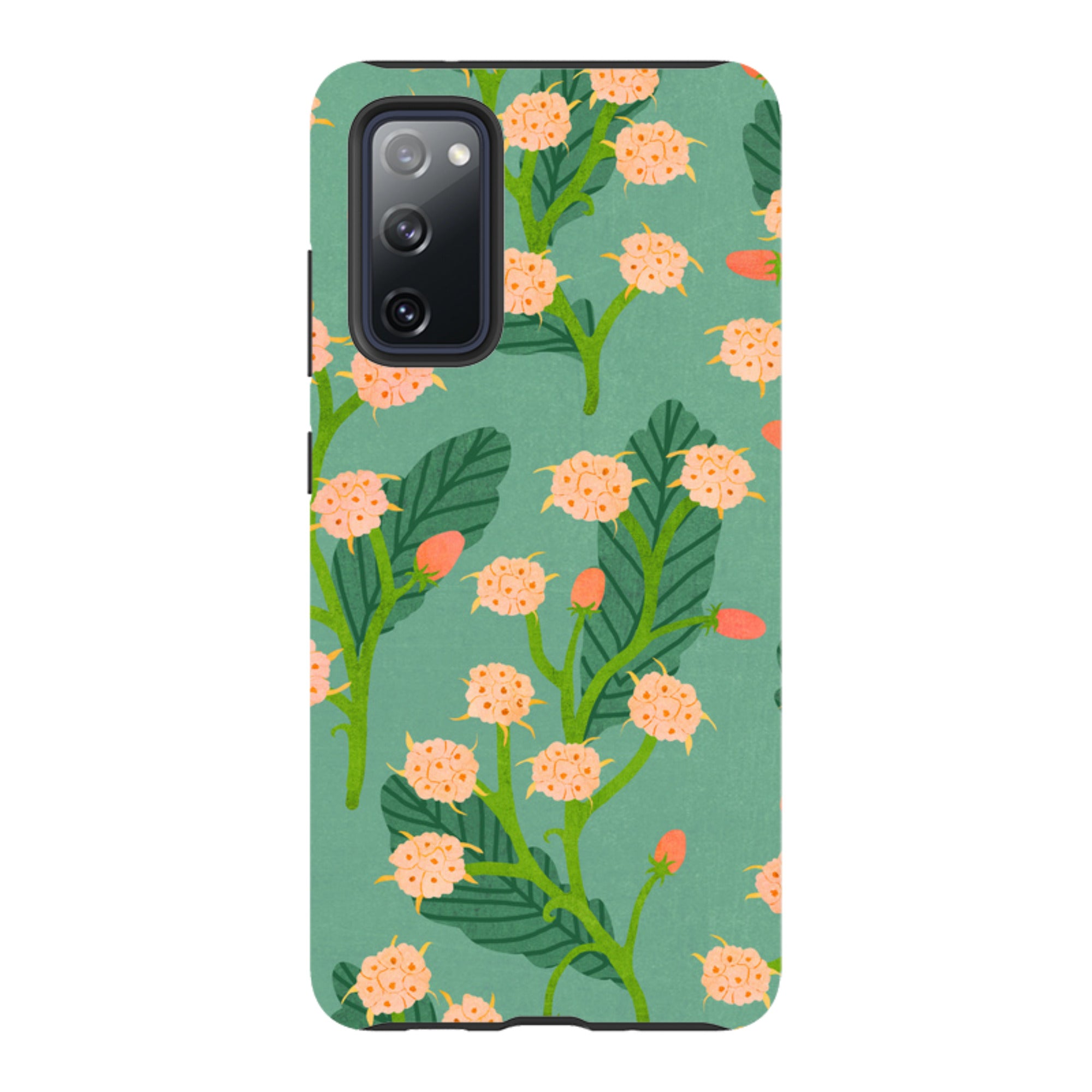 Samsung Tough Case - Summer Seeds Teal By Katherine Quinn