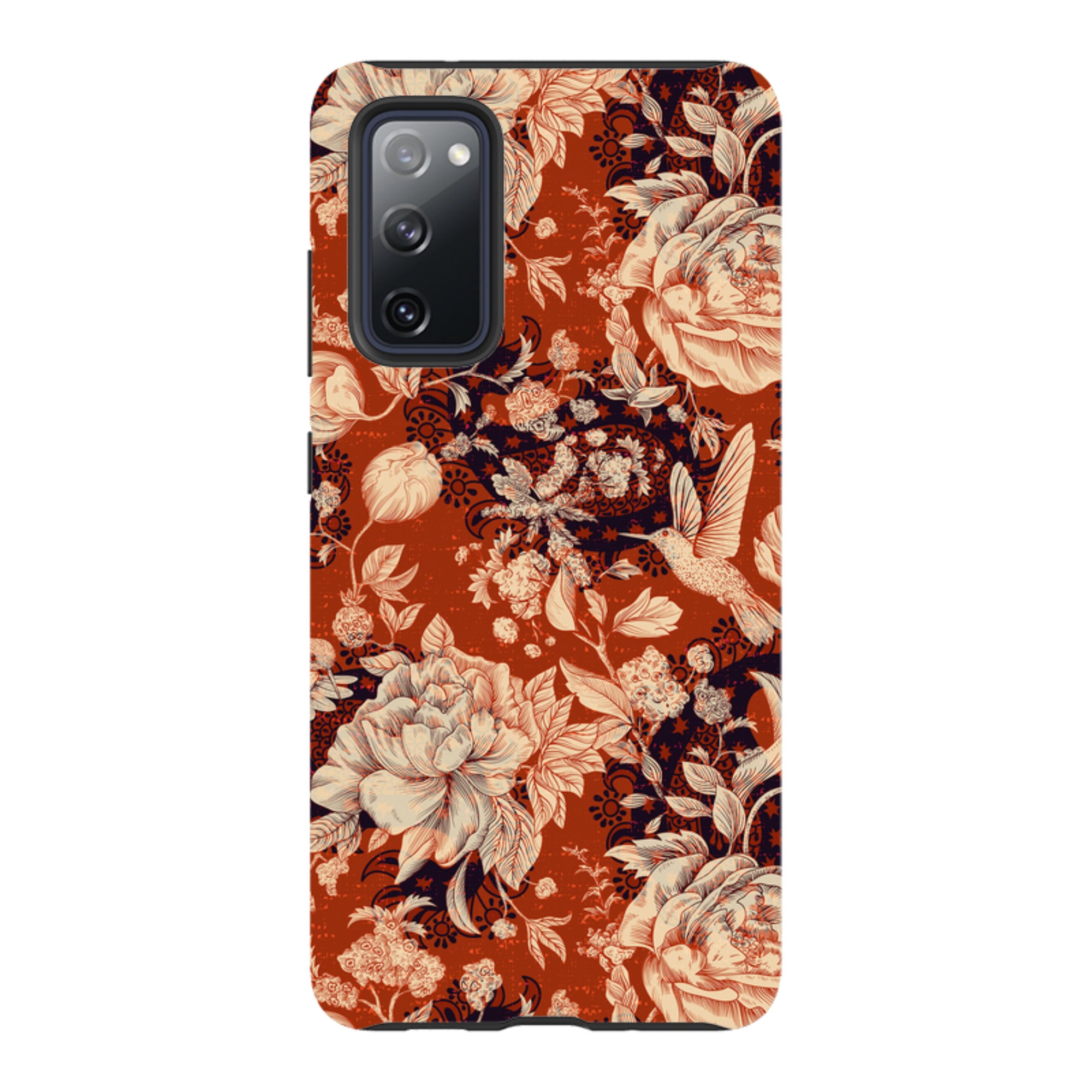 Samsung Tough Case - Brown Peonies