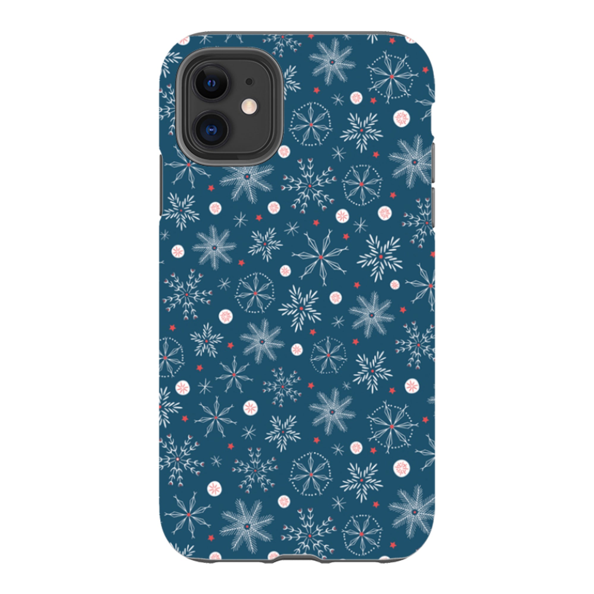iPhone Tough Case - Christmas Snowflakes By Ali Brookes