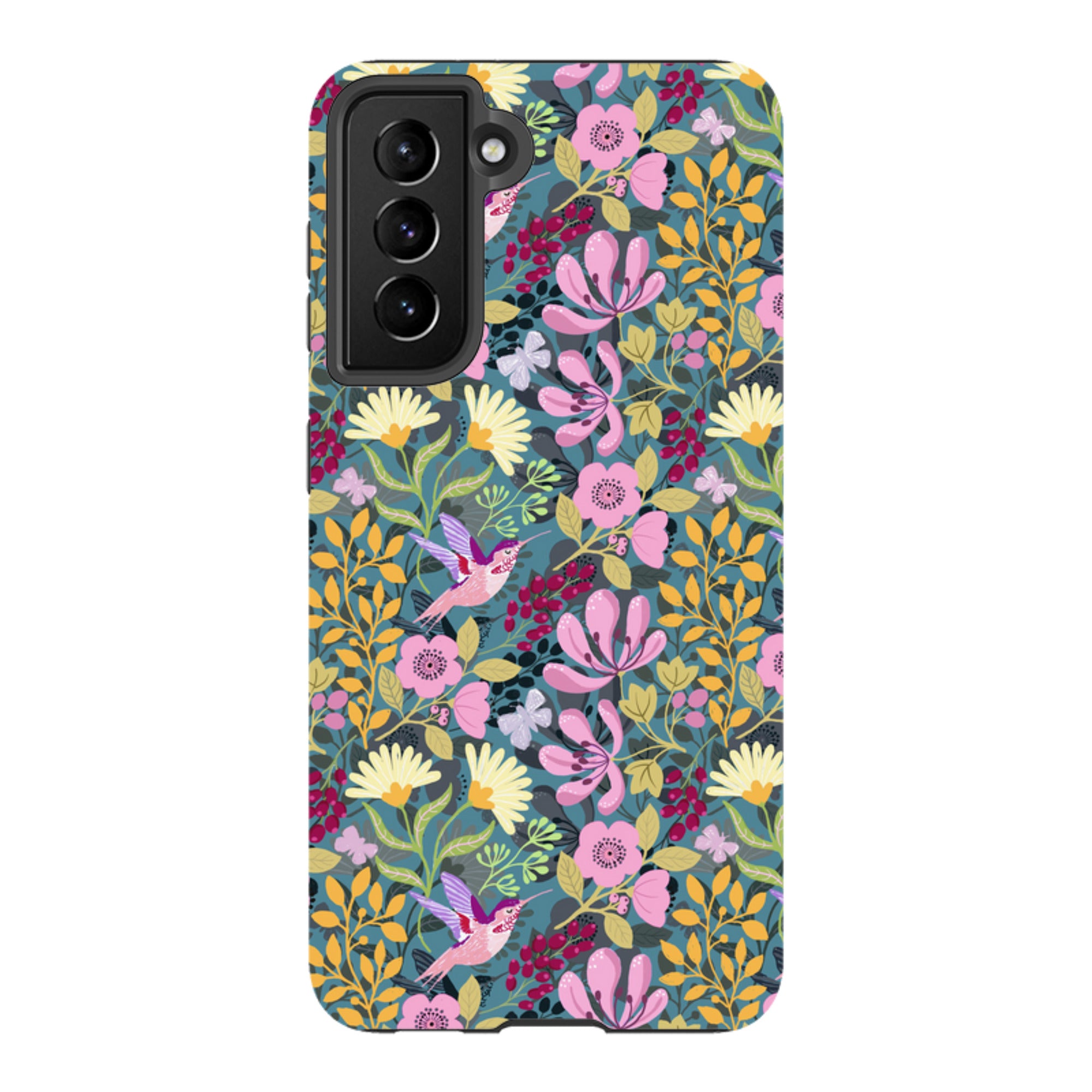 Samsung Tough Case - Hummingbird Pattern By Bex Parkin