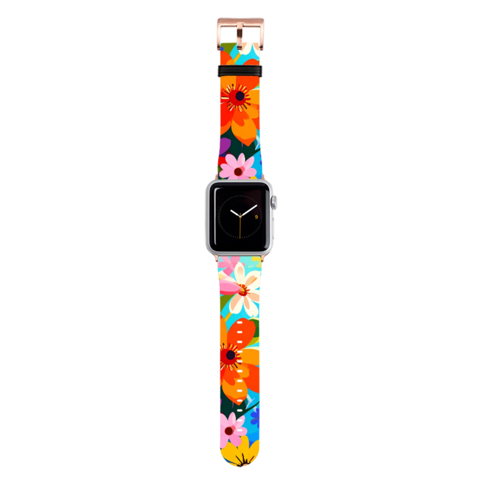 Rainbow Floral Apple Watch Strap