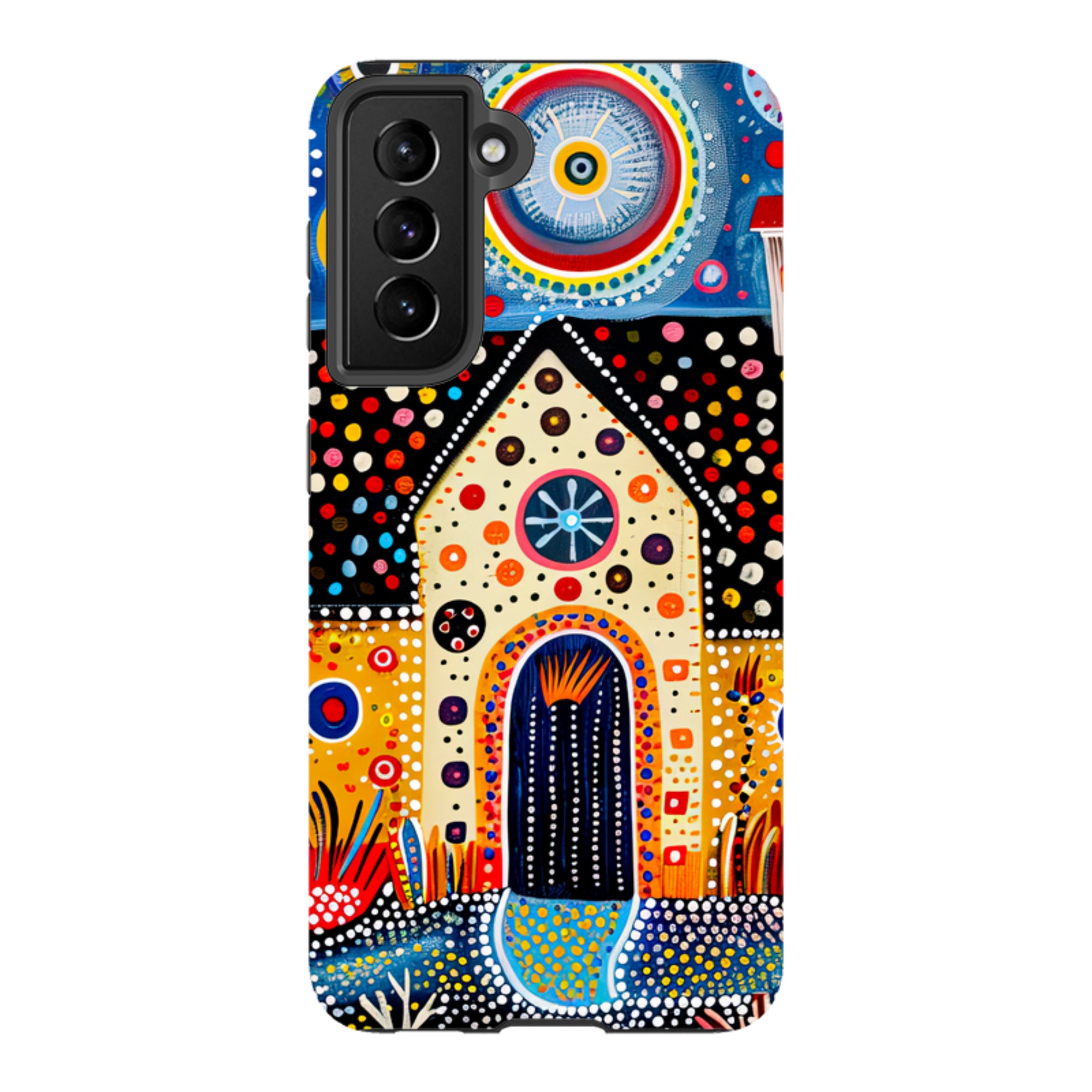 Samsung Tough Case - Folk Art House IX