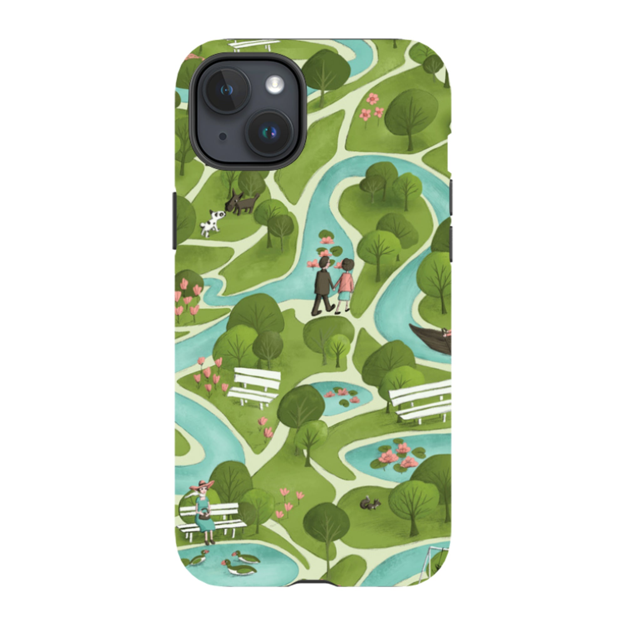 iPhone Tough Case - In the Park By Maja Lindberg