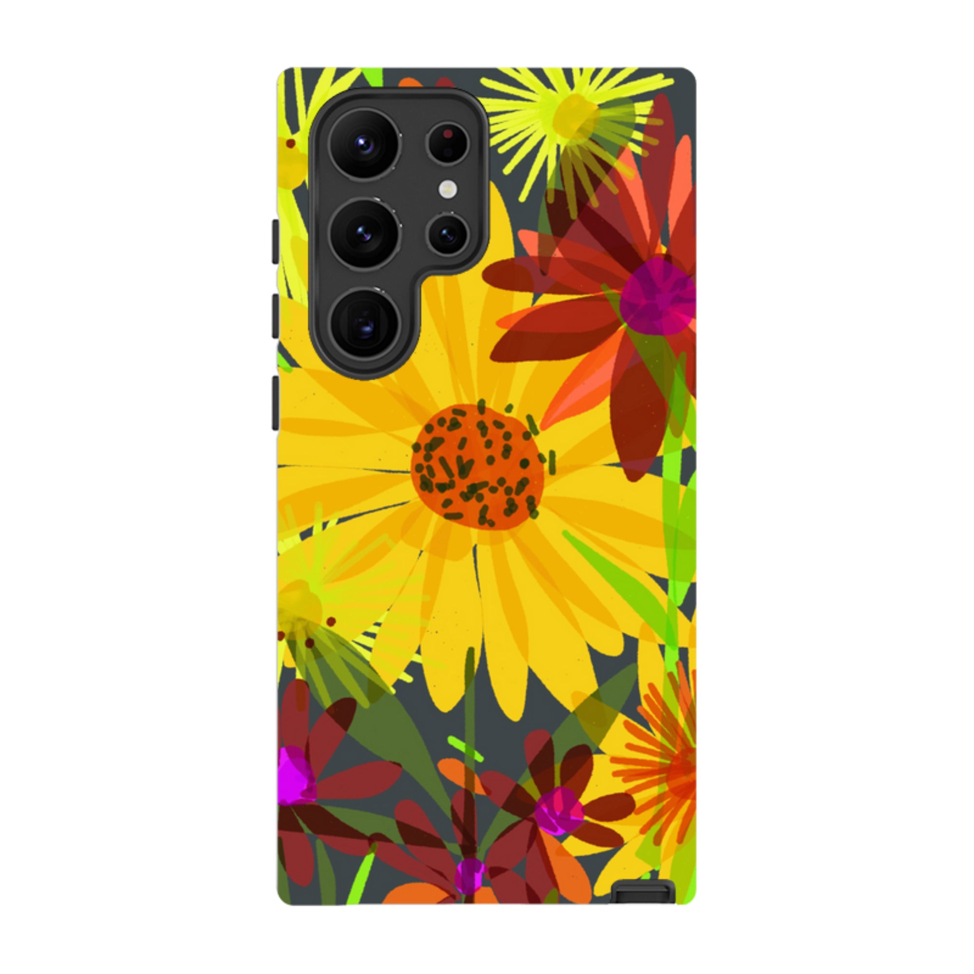 Samsung Tough Case - Sunflowers By Sarah Campbell