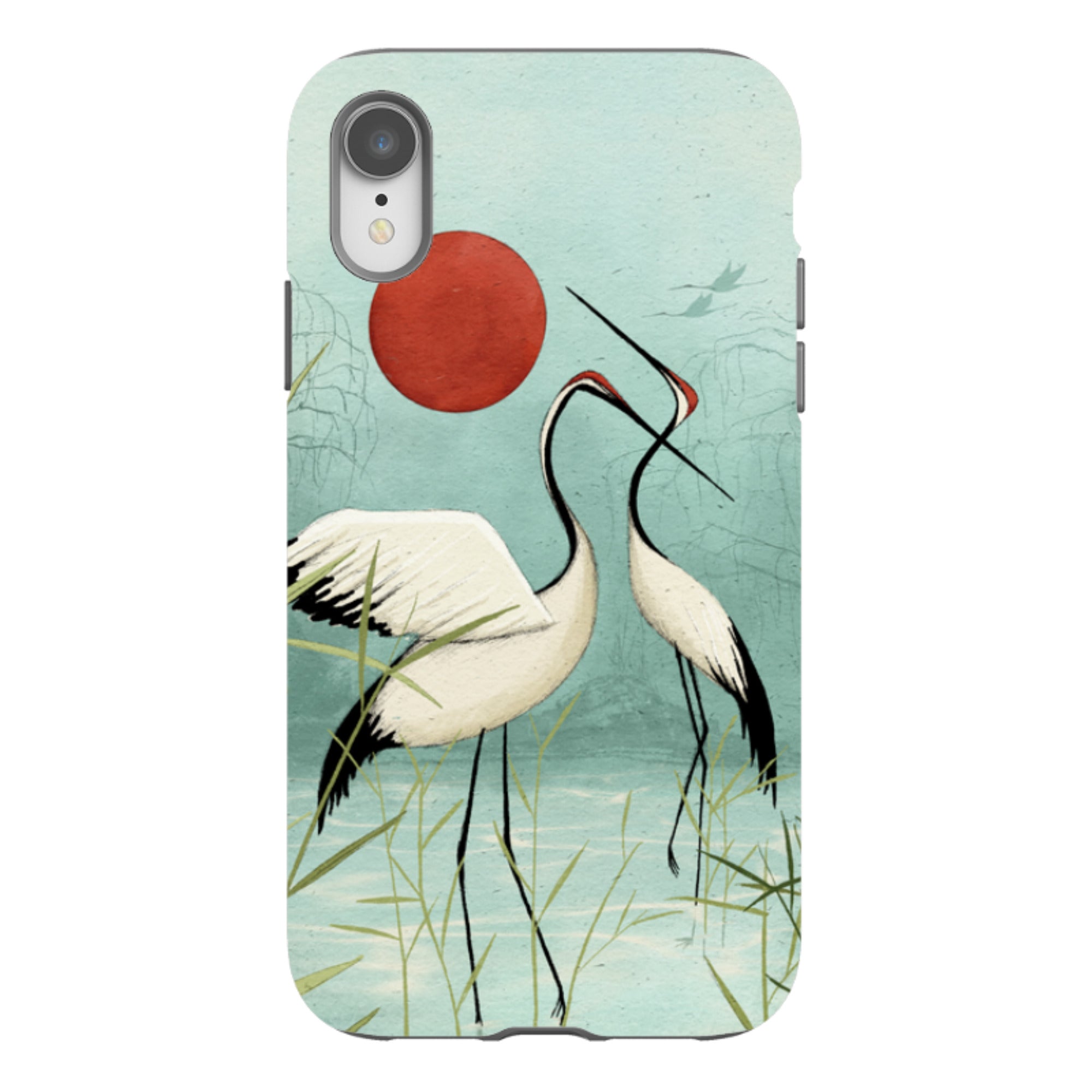 iPhone Tough Case - Cranes By Maja Lindberg
