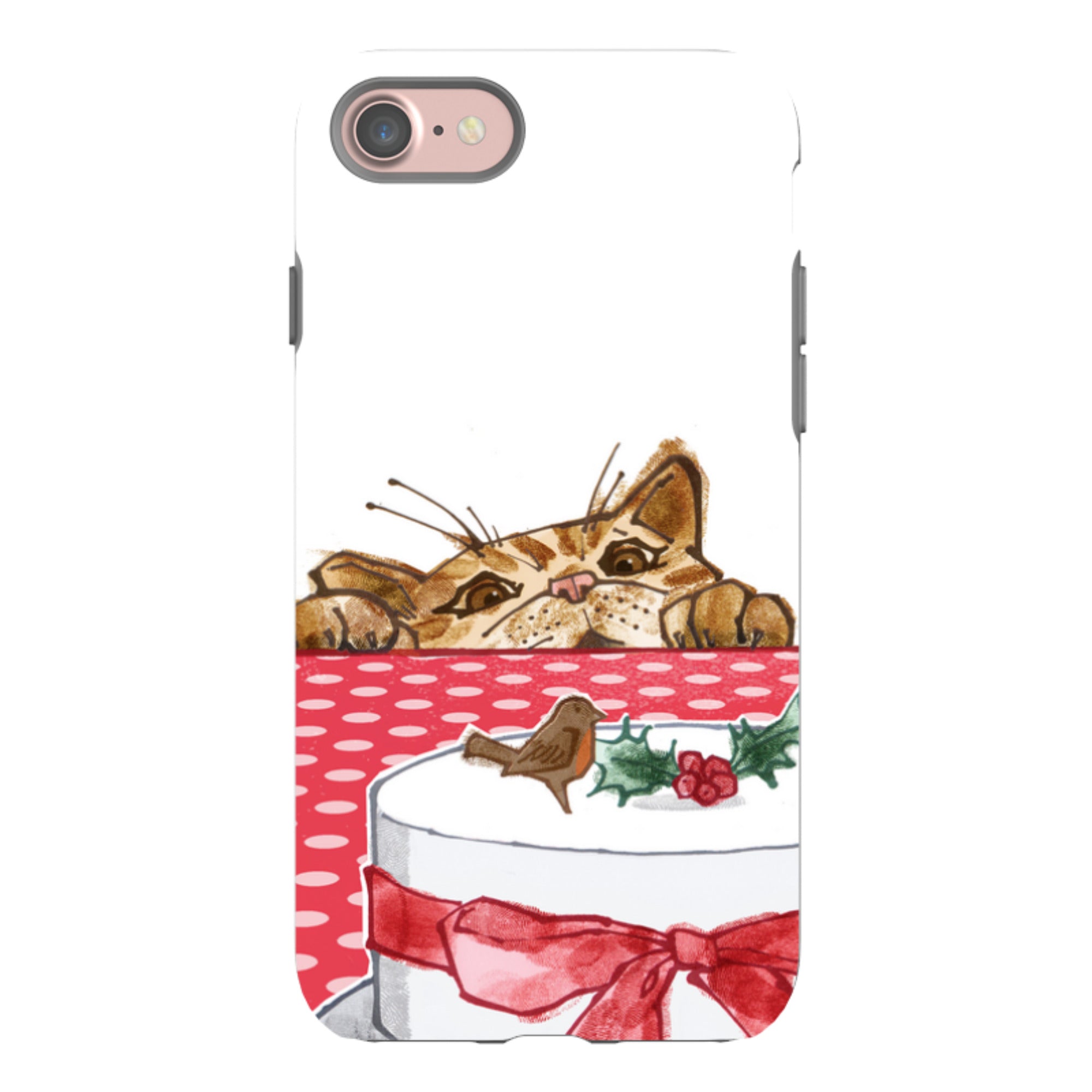 iPhone Tough Case - Cake Cat By Liane Payne