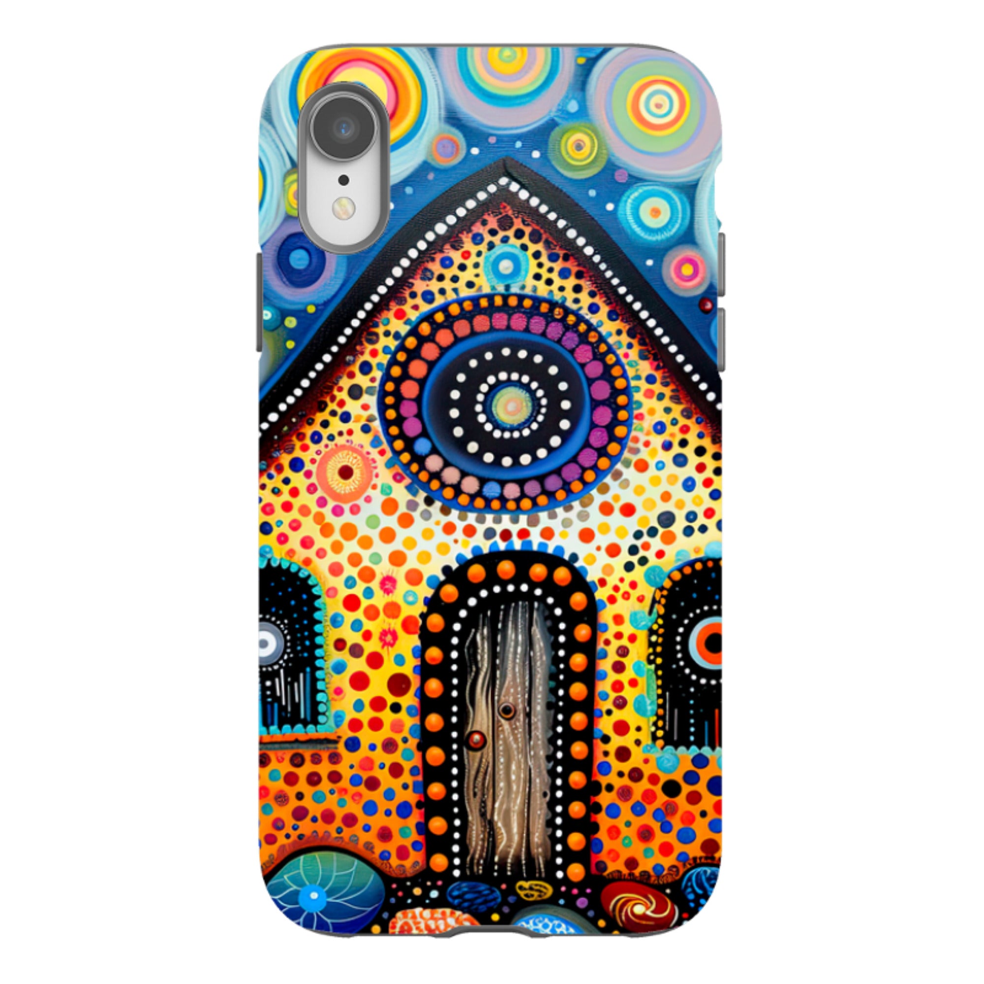 iPhone Case - Folk Art House III