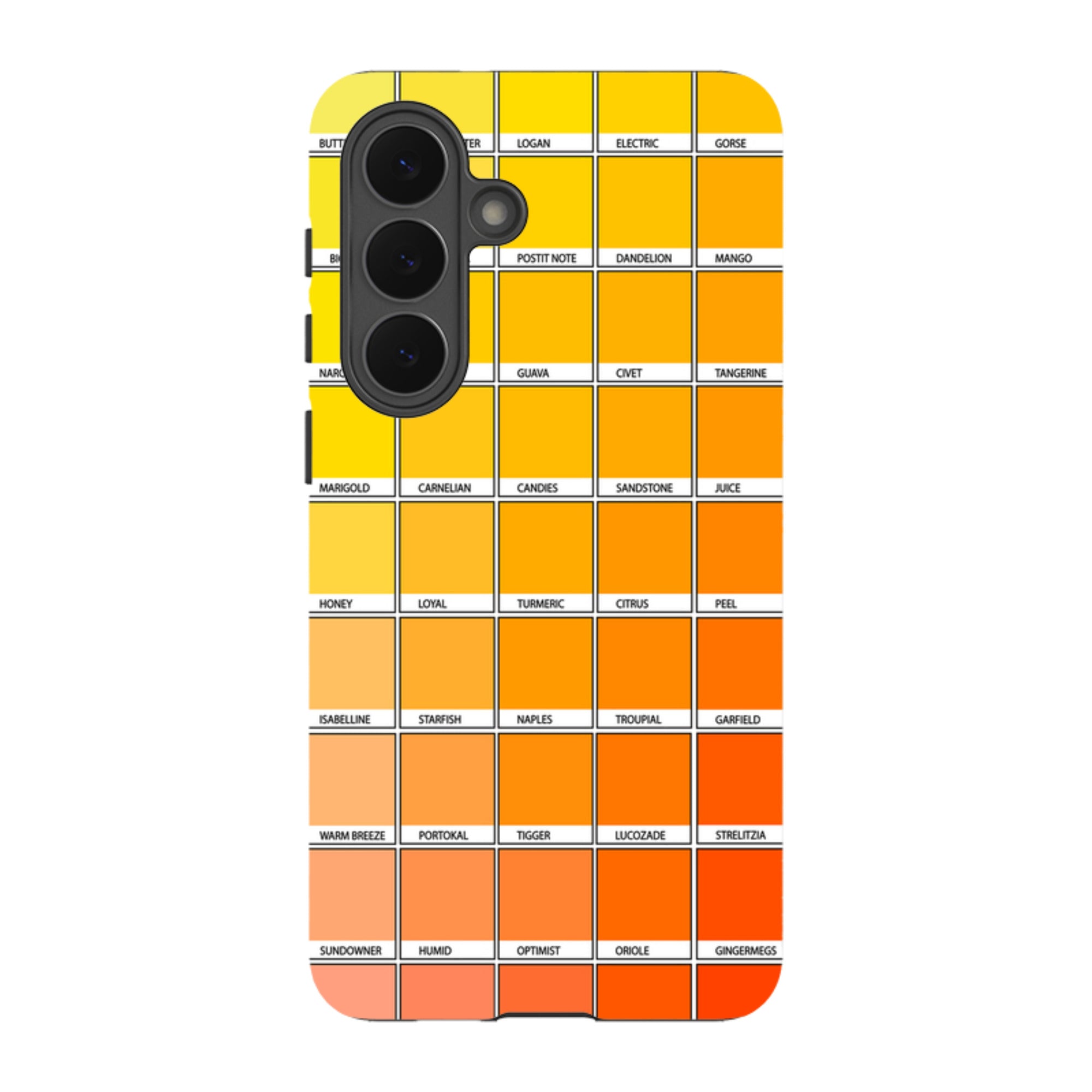 Samsung Tough Case - Yellow Chromology By Kitty Joseph