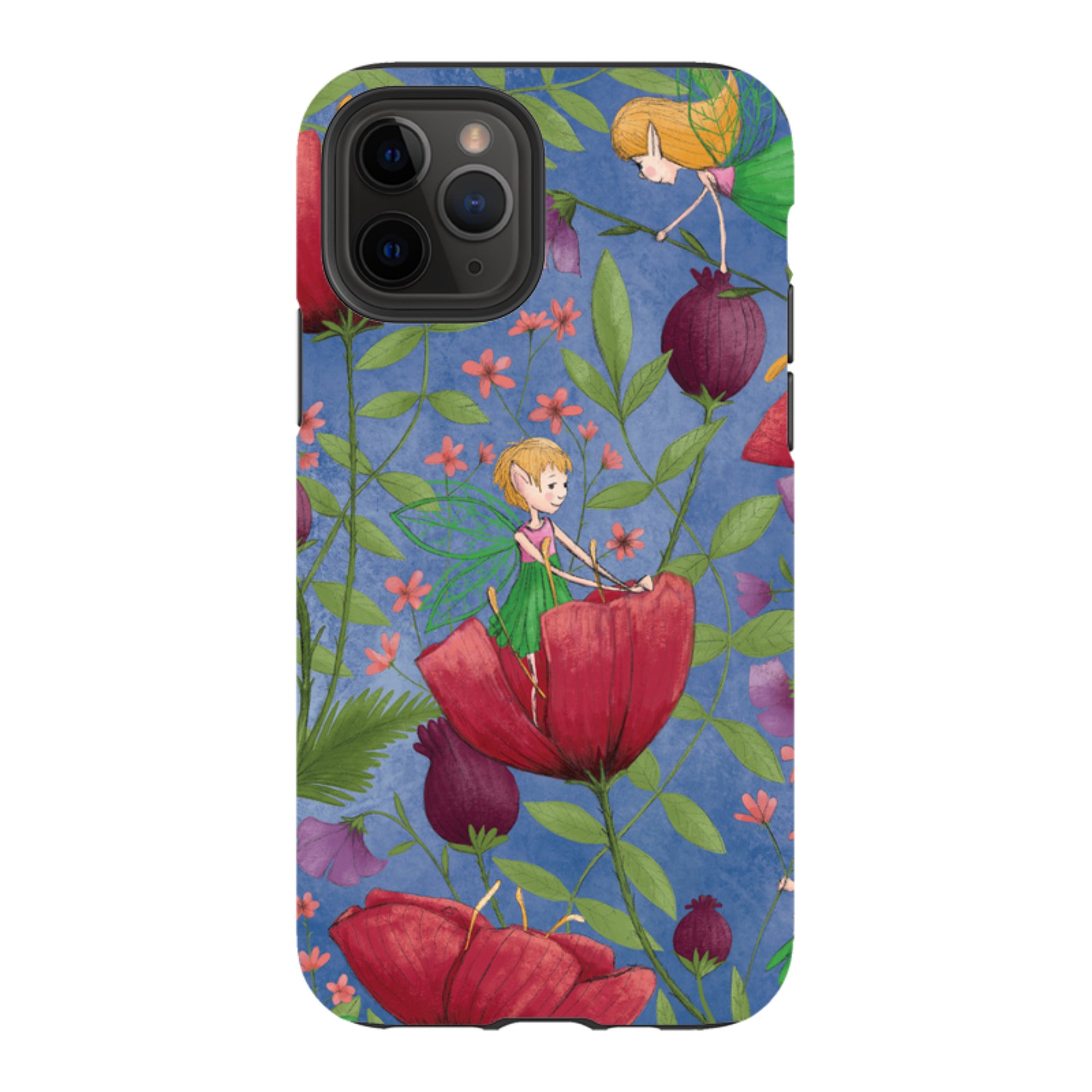 iPhone Tough Case - Fairies And Flowers By Maja Lindberg