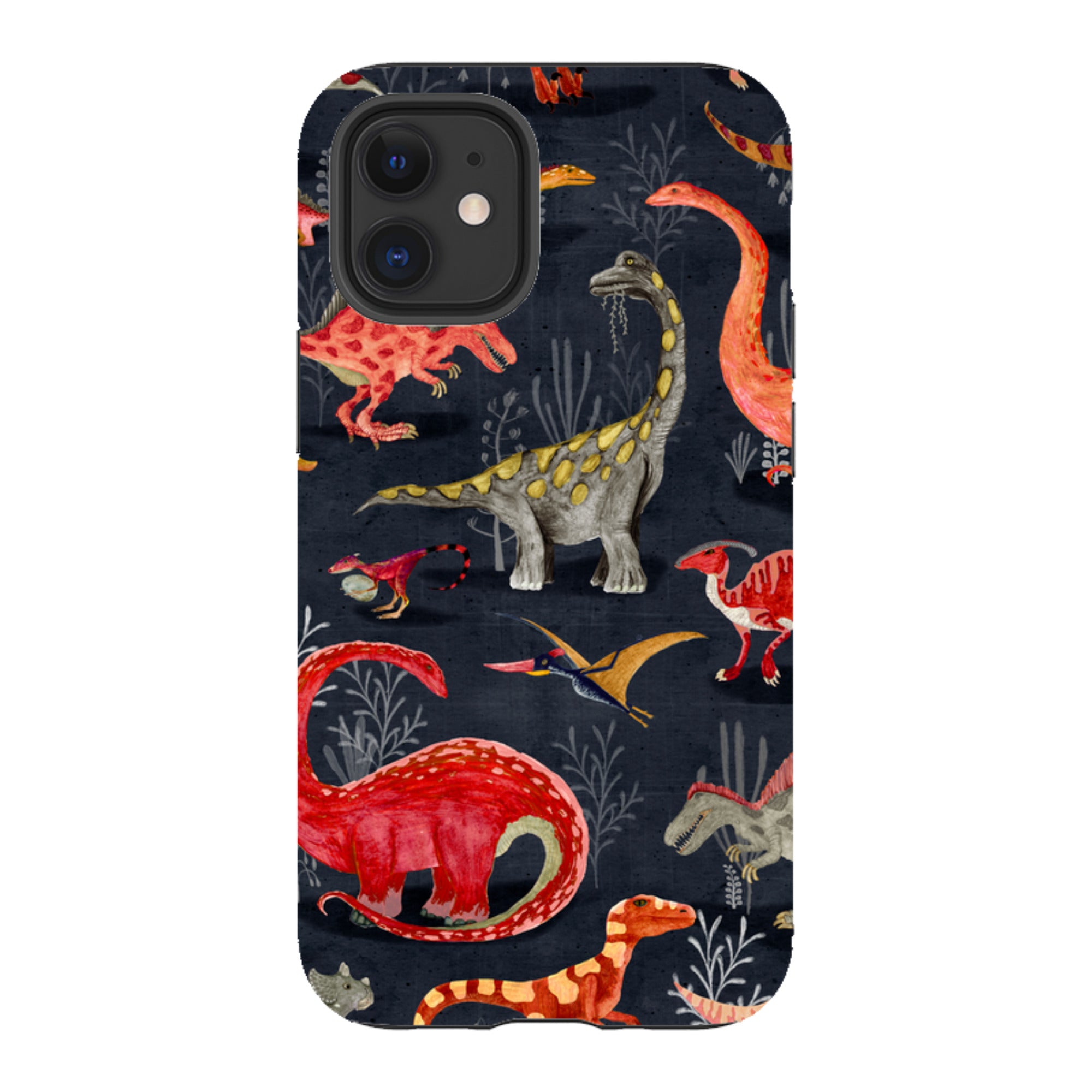 iPhone Tough Case - Parisian Dinosaurs By Katherine Quinn