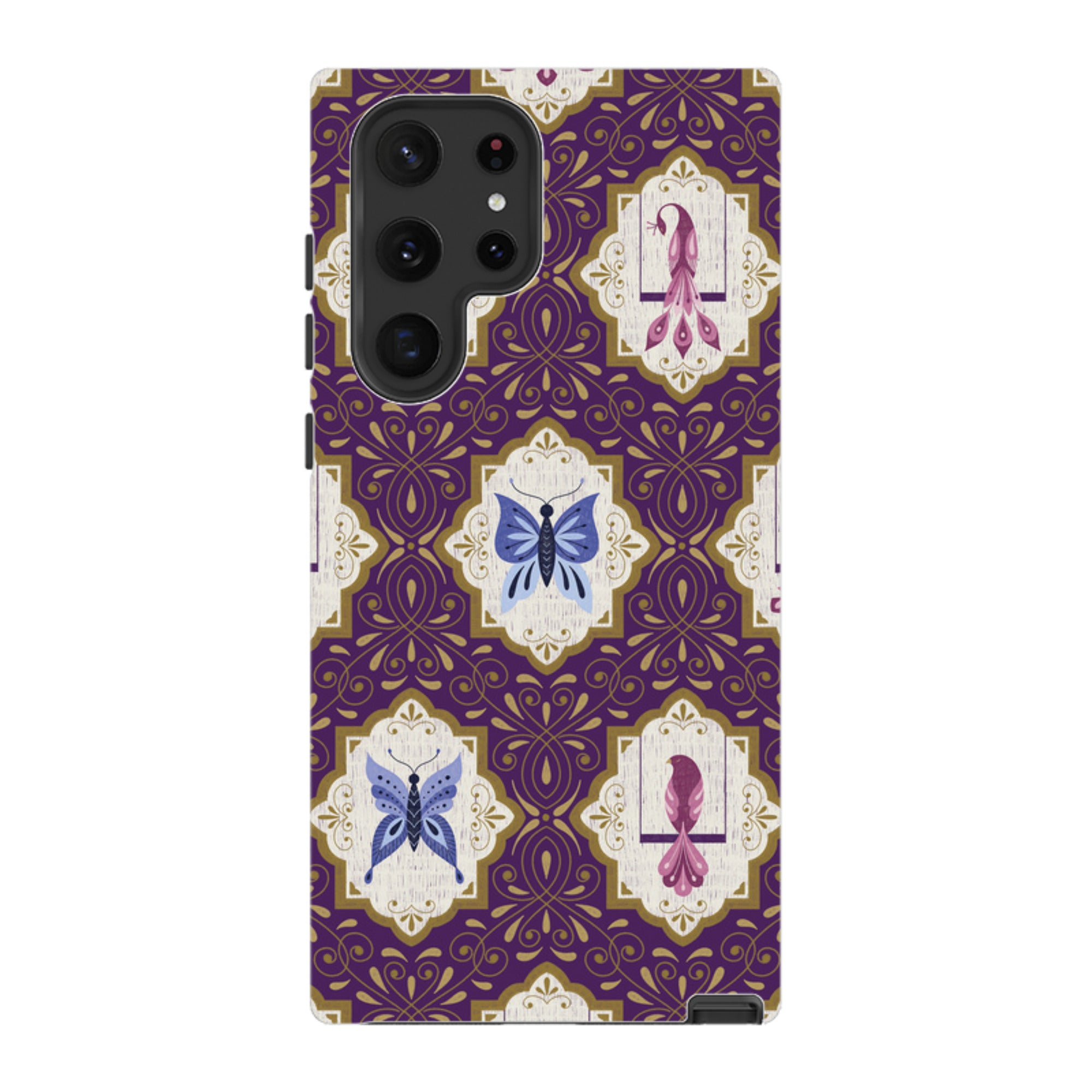Samsung Tough Case - Wingframes Purple By Jenny Zemanek