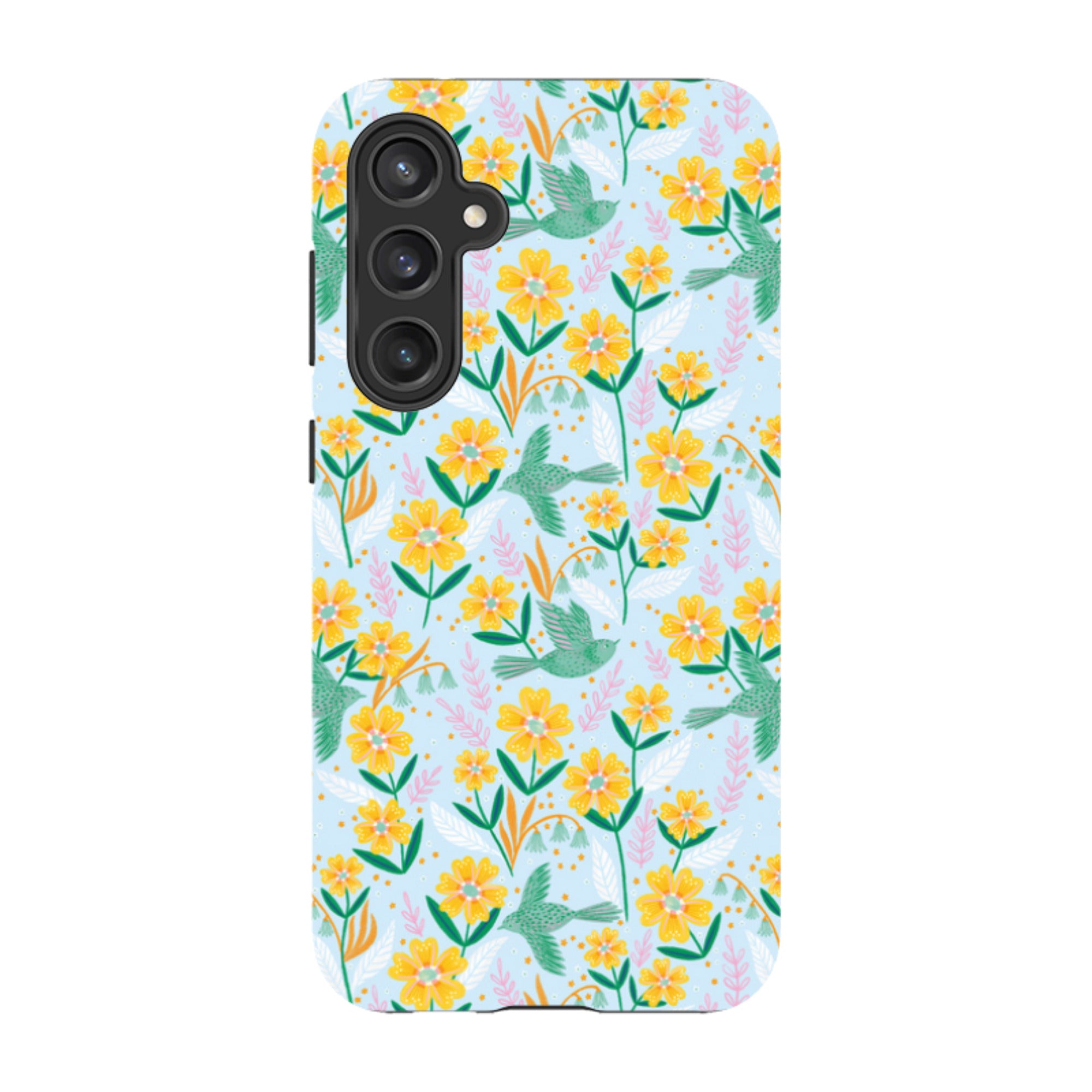 Samsung Tough Case - Sweet Birds Blue By Lee Foster Wilson