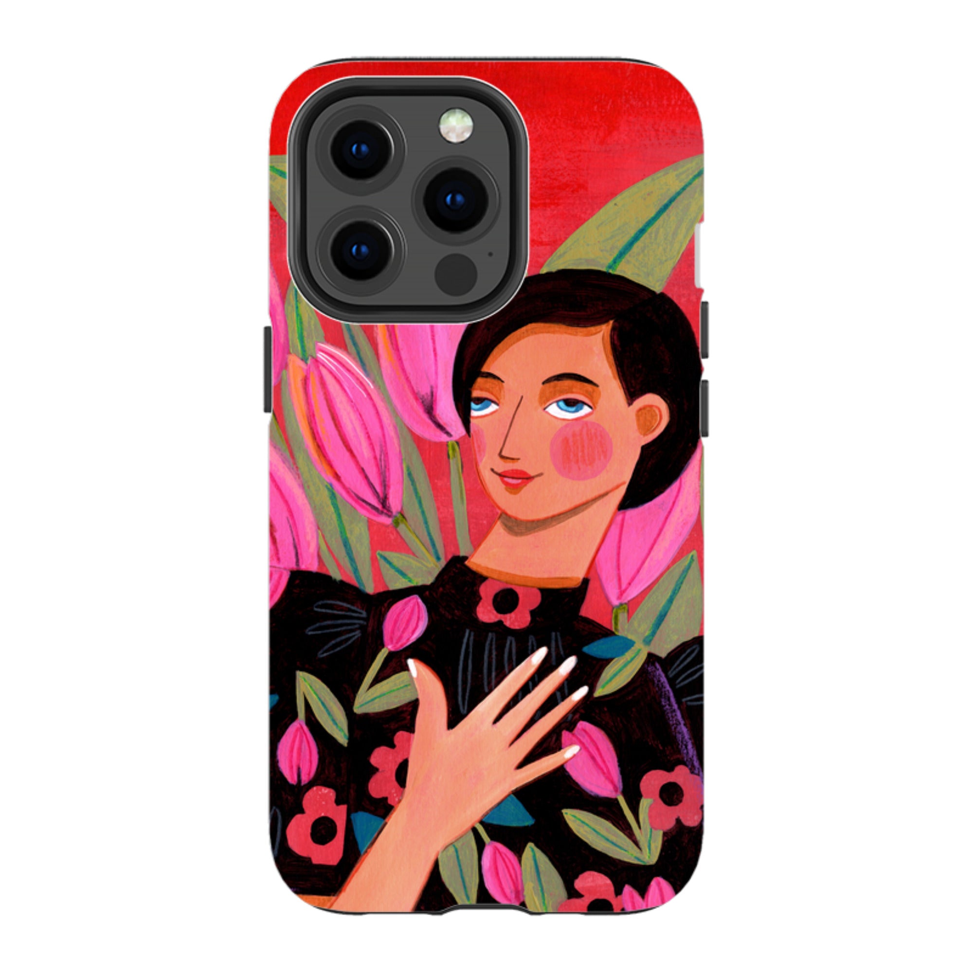iPhone MagSafe Tough Case -  Tulip Woman By Caroline Bonne Muller