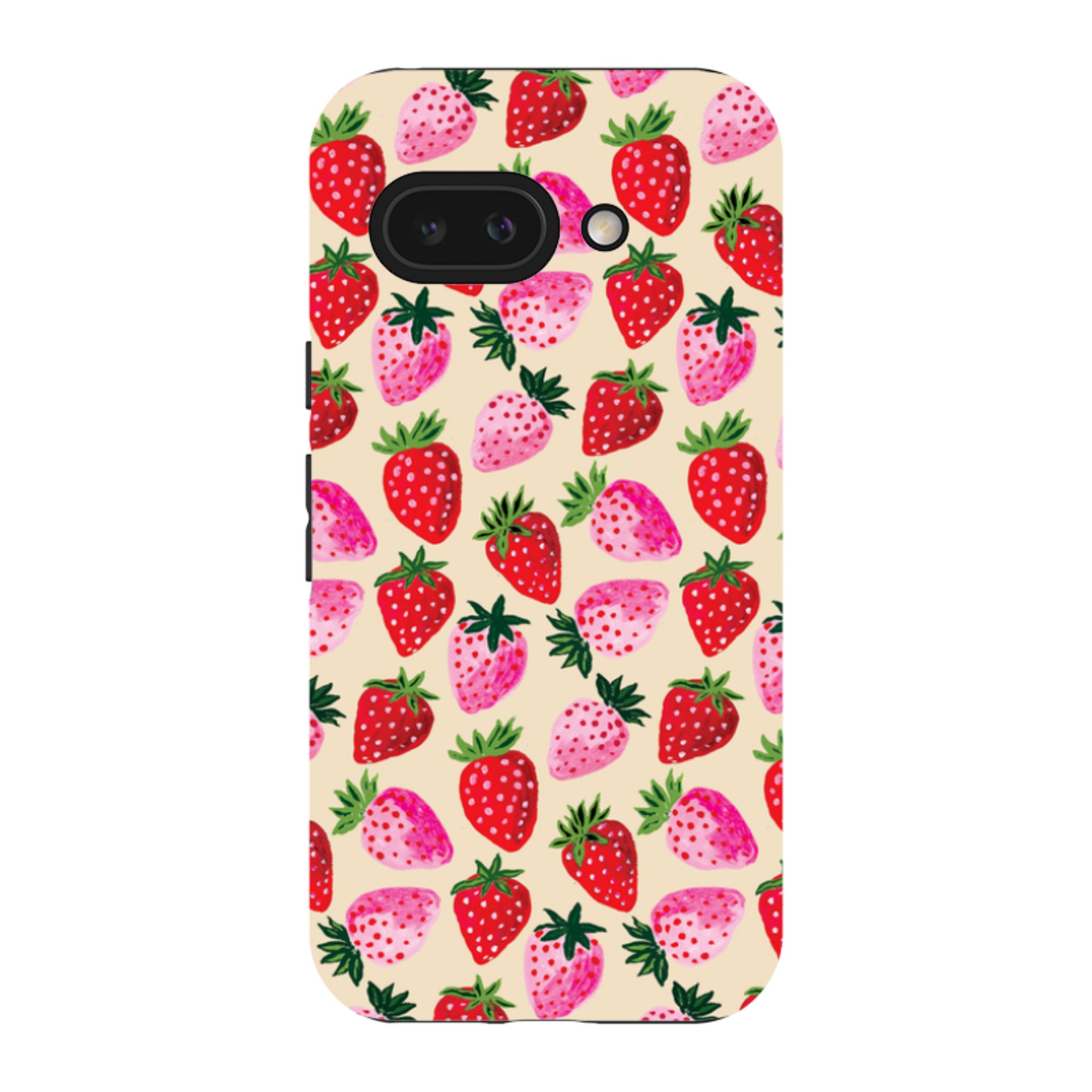Google Tough Case - Strawberry Scatter Cream By Emma Frances Grant